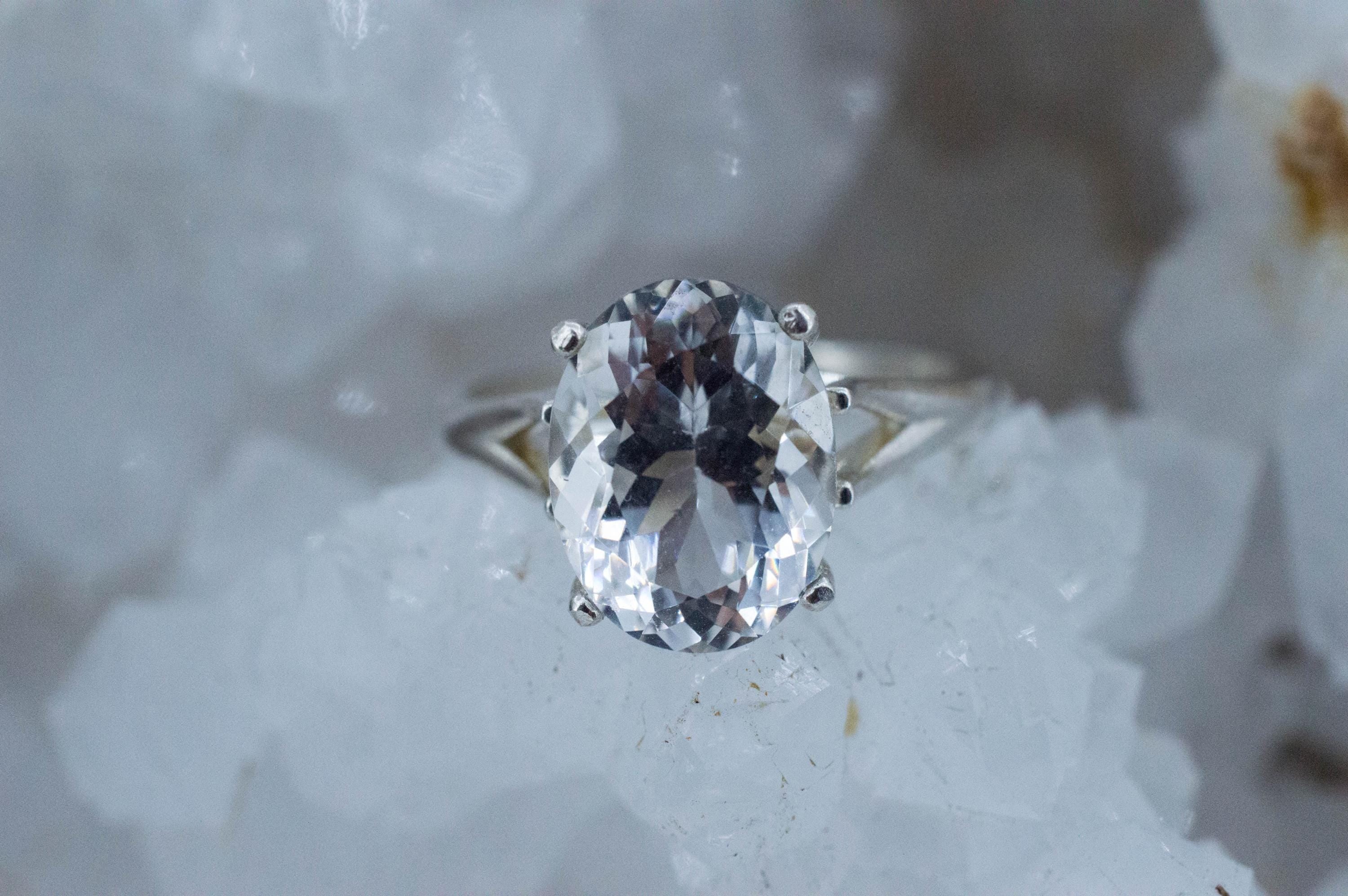 Quartz Ring, Natural Untreated Tanzania Mondo Quartz; 3.525cts - Mark Oliver Gems