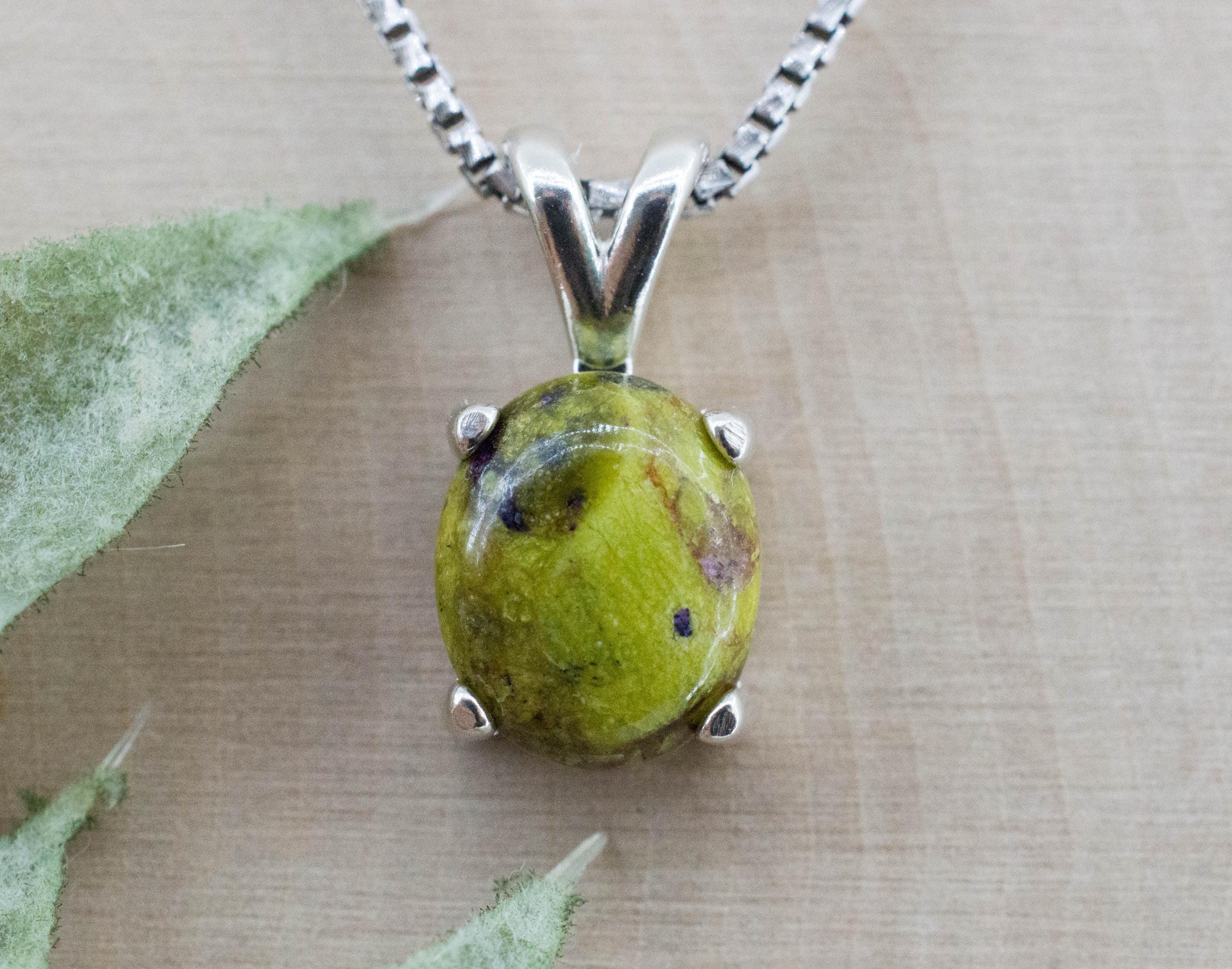 Stichtite Pendant; Natural Untreated Australia Atlantisite; 2.835cts - Mark Oliver Gems