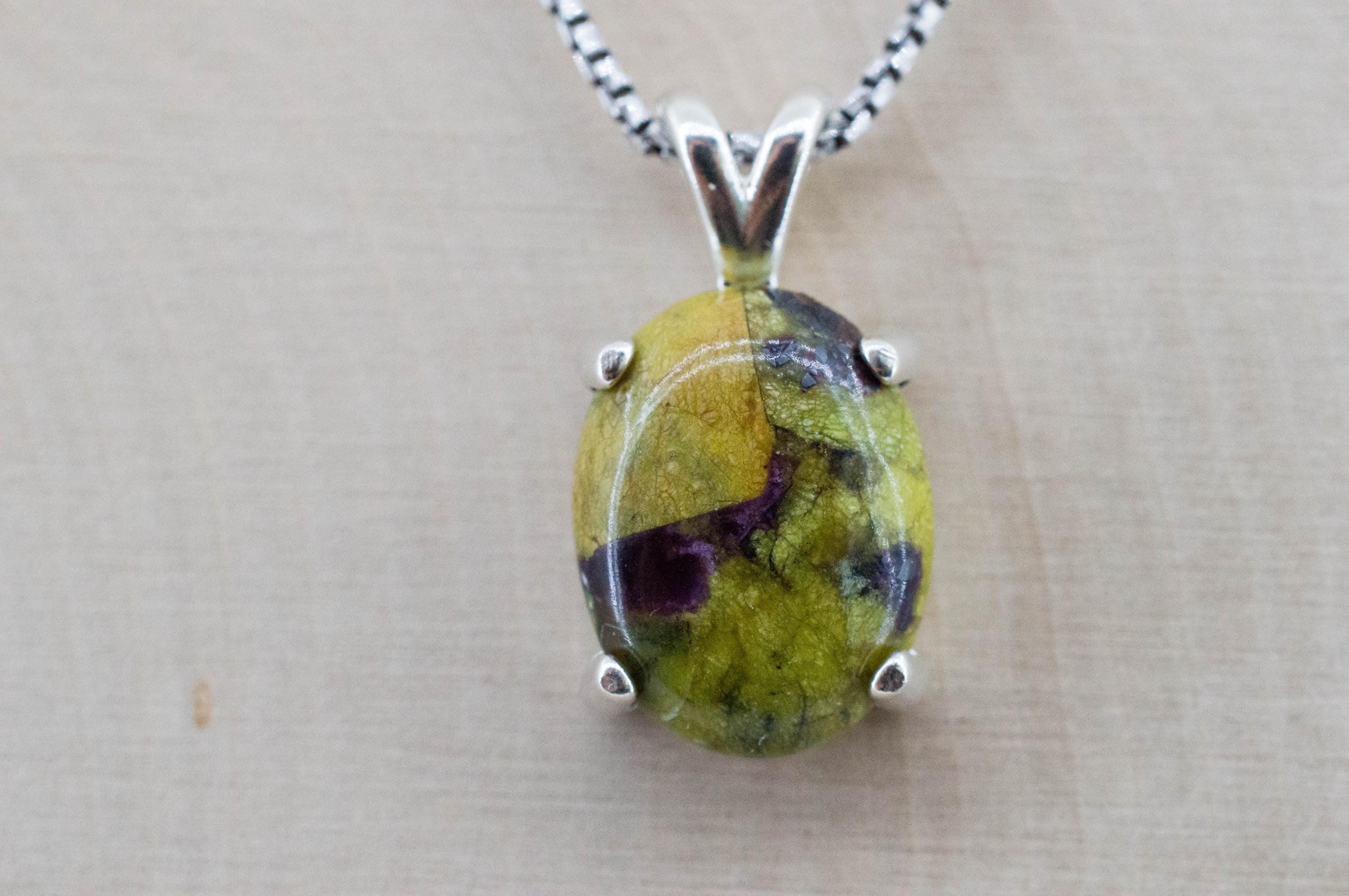 Stichtite Pendant; Natural Untreated Australia Atlantisite; 5.960cts - Mark Oliver Gems