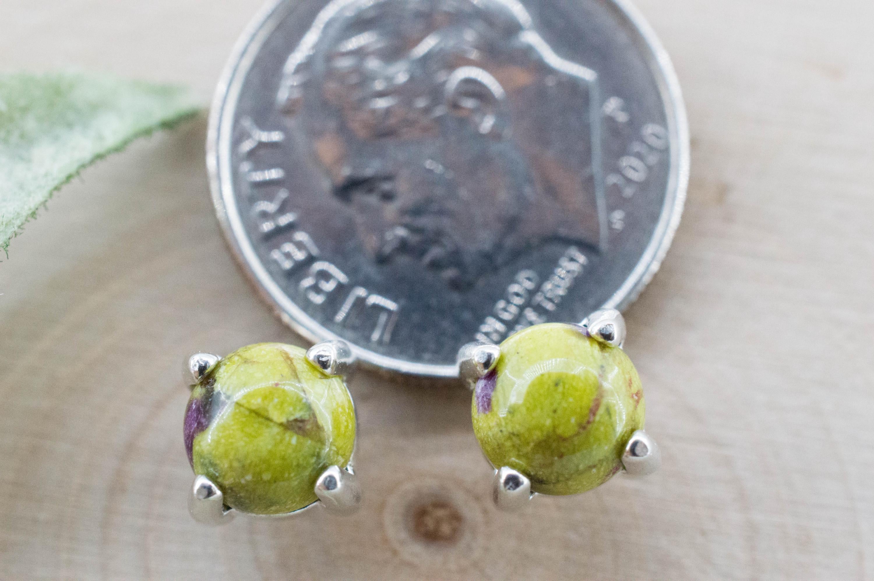 Stichtite Earrings; Genuine Untreated Australian Atlantisite 1.320cts - Mark Oliver Gems
