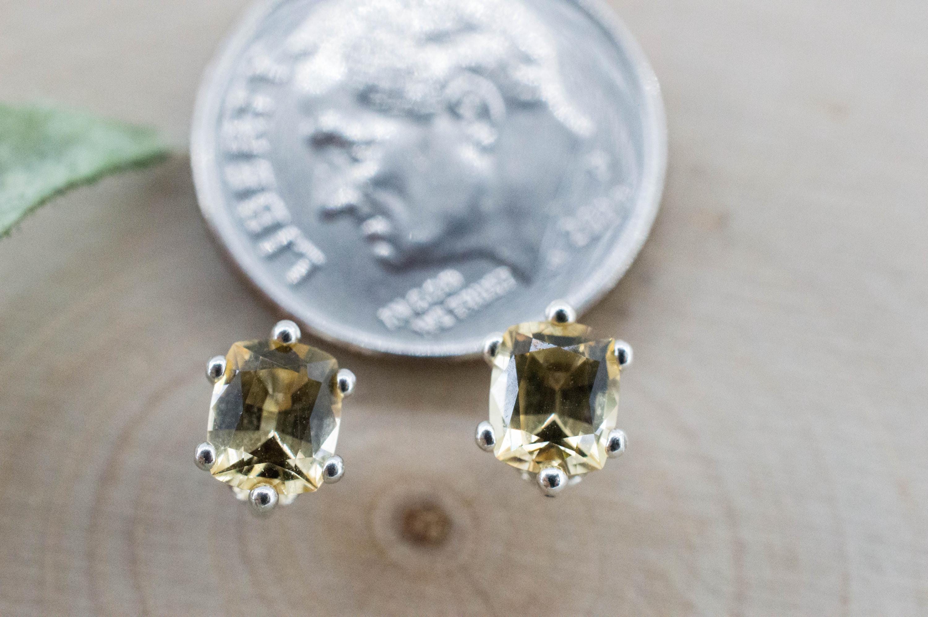 Imperial Topaz Earrings; Natural Untreated Brazil Topaz; 1.030cts - Mark Oliver Gems