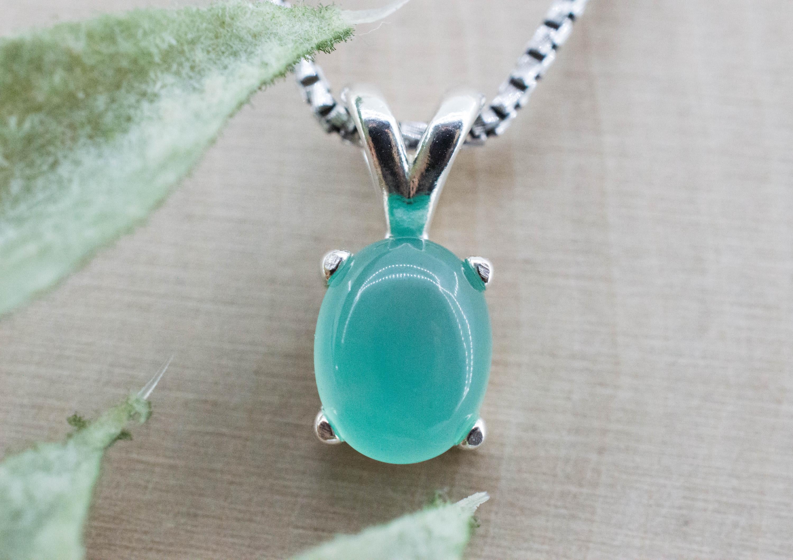 Aquaprase Pendant; Genuine Untreated African Aquaprase™; 2.115cts - Mark Oliver Gems