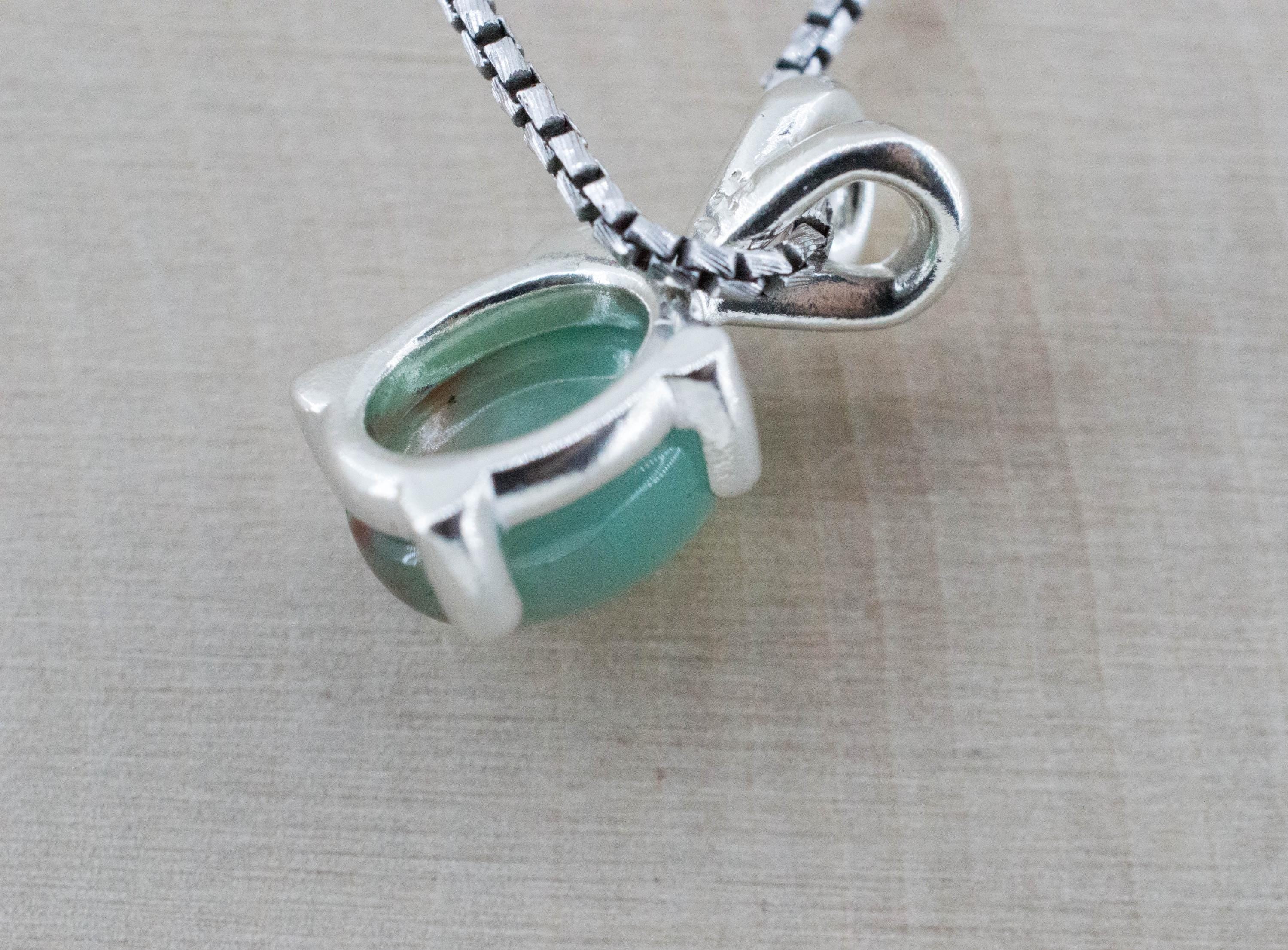 Aquaprase Pendant; Genuine Untreated African Aquaprase™; 3.715cts - Mark Oliver Gems