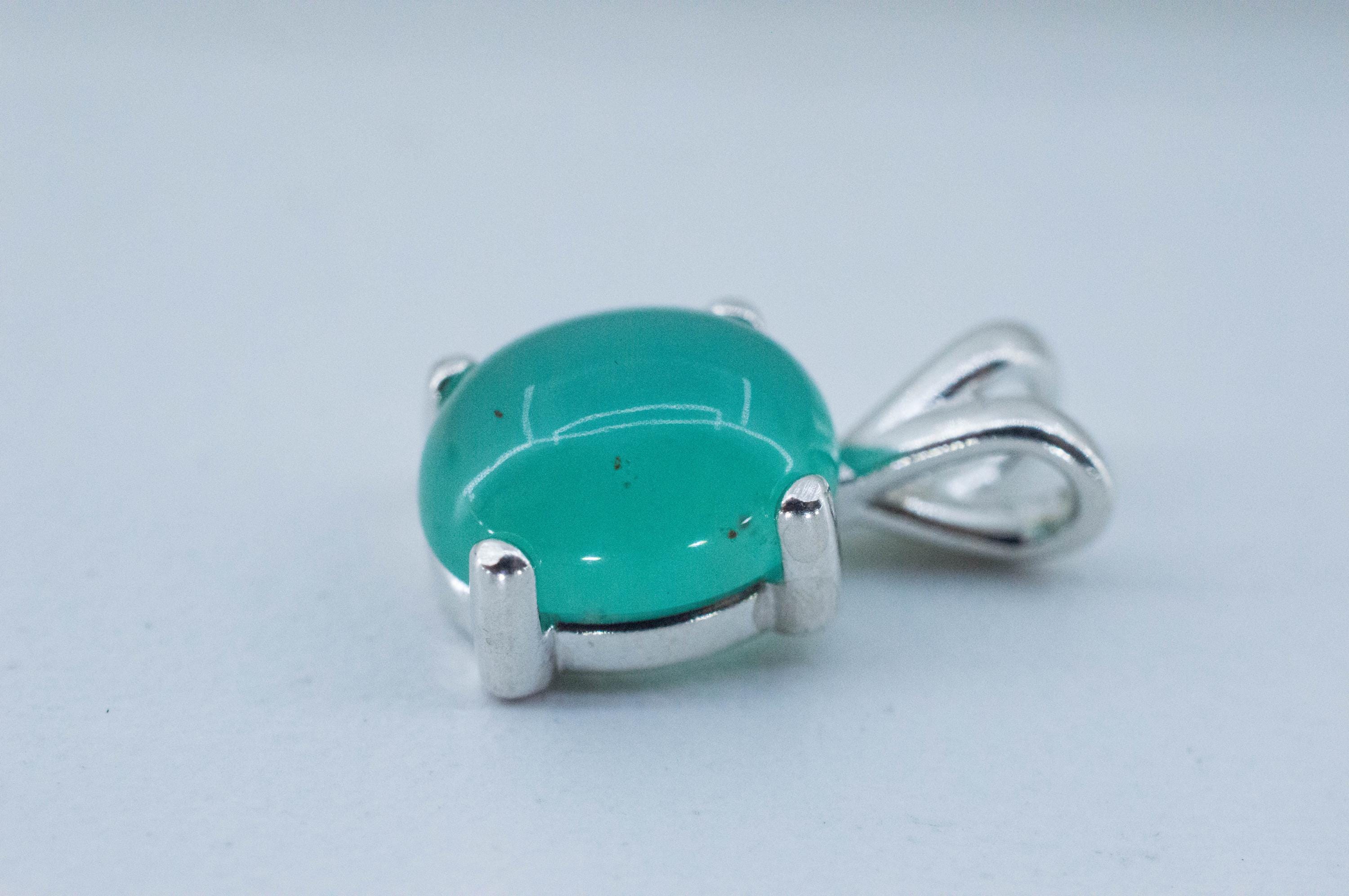 Aquaprase Pendant; Genuine Untreated African Aquaprase™; 3.760cts - Mark Oliver Gems