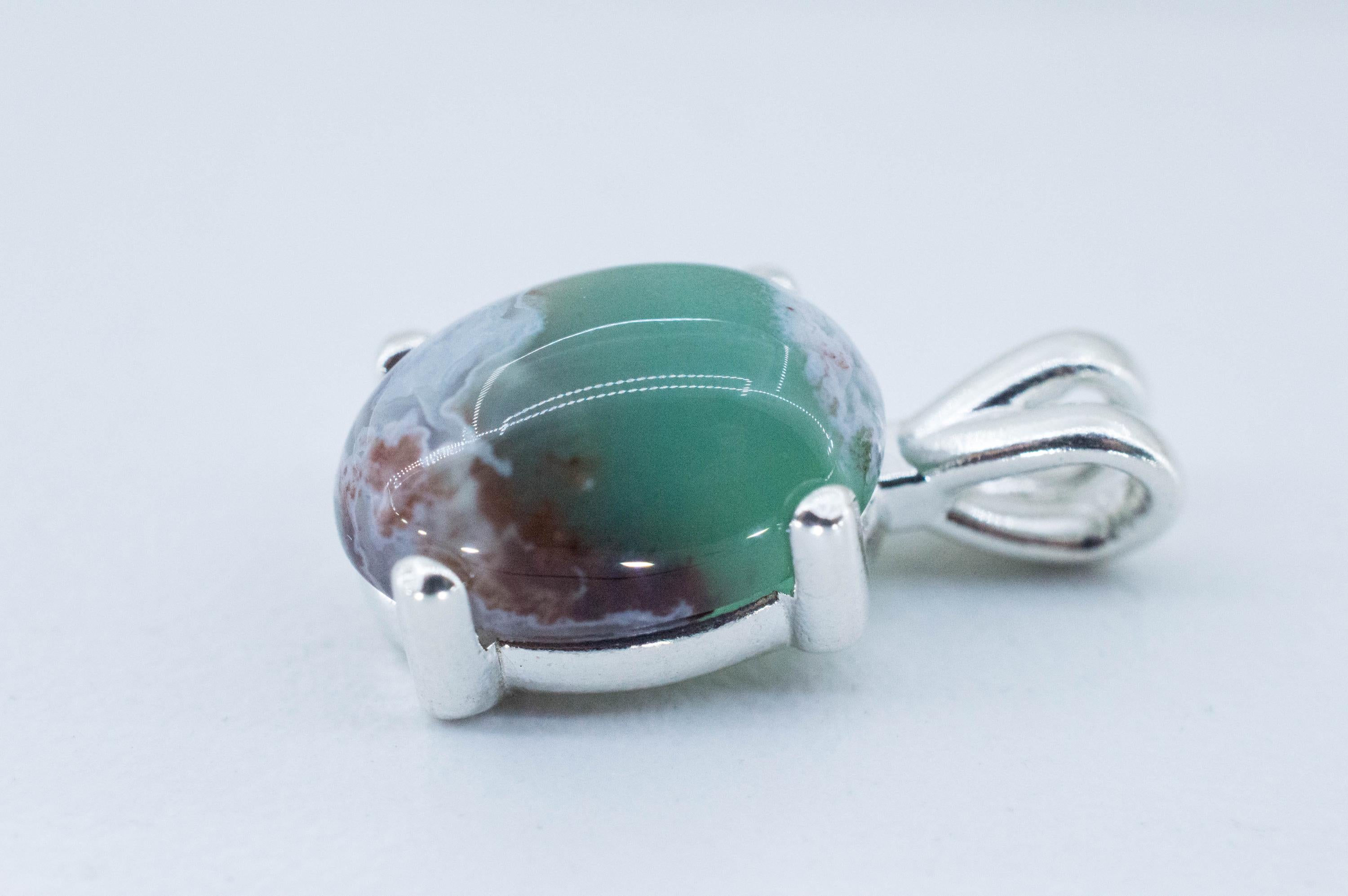 Aquaprase Pendant; Genuine Untreated African Aquaprase™; 6.320cts - Mark Oliver Gems