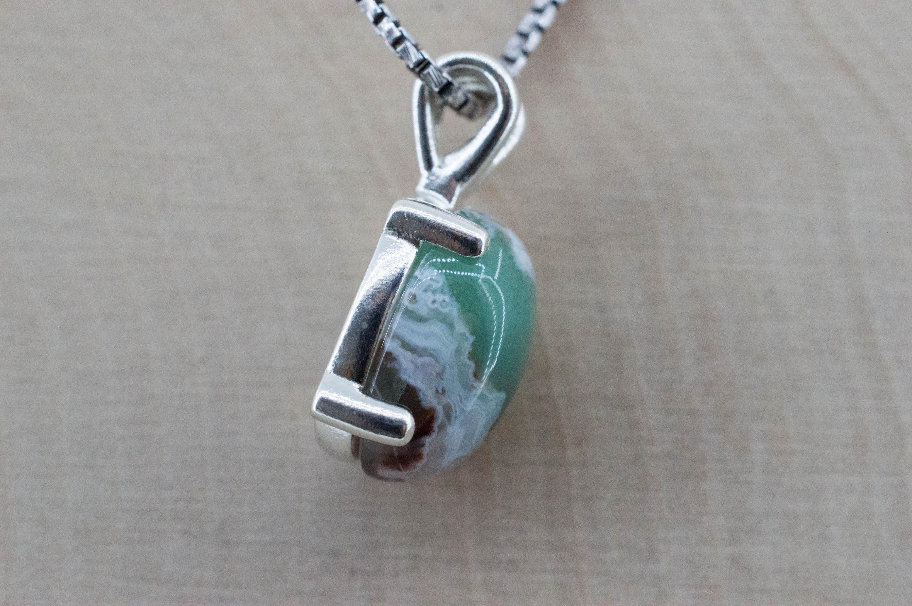 Aquaprase Pendant; Genuine Untreated African Aquaprase™; 6.320cts - Mark Oliver Gems