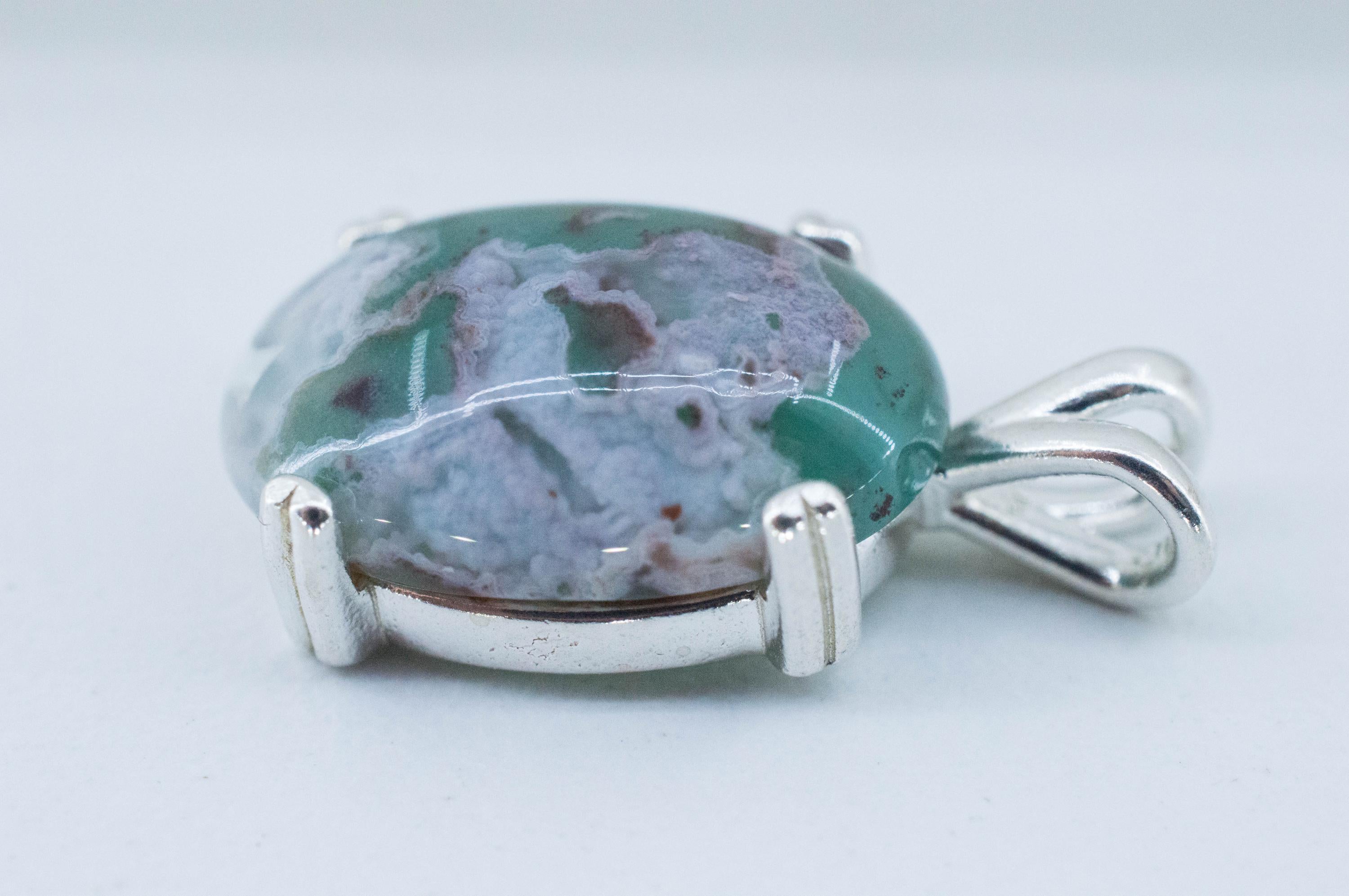 Aquaprase Pendant; Genuine Untreated African Aquaprase™; 10.220cts - Mark Oliver Gems