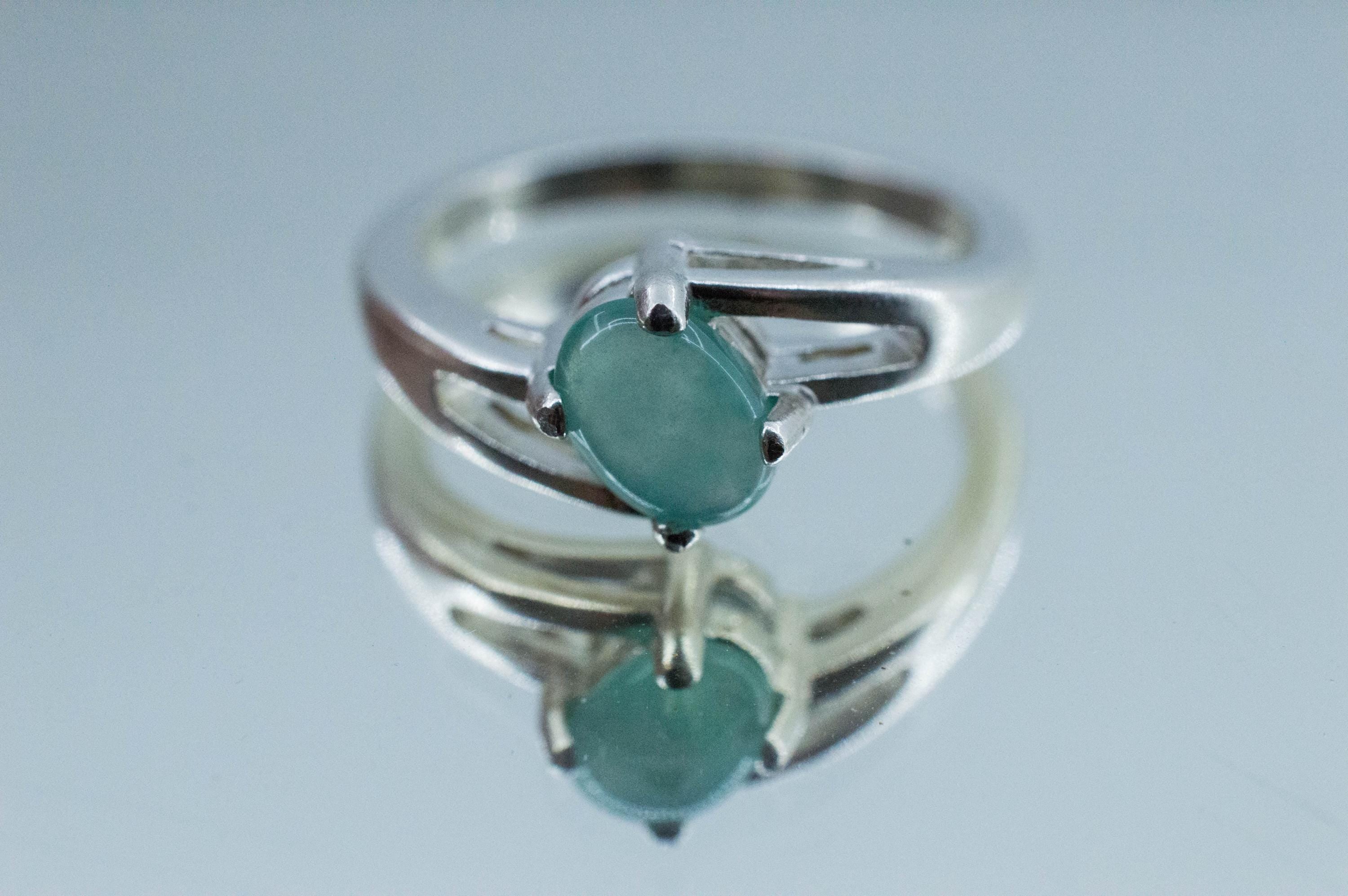 Aquaprase Ring, Natural Untreated African Aquaprase™; 0.680cts - Mark Oliver Gems