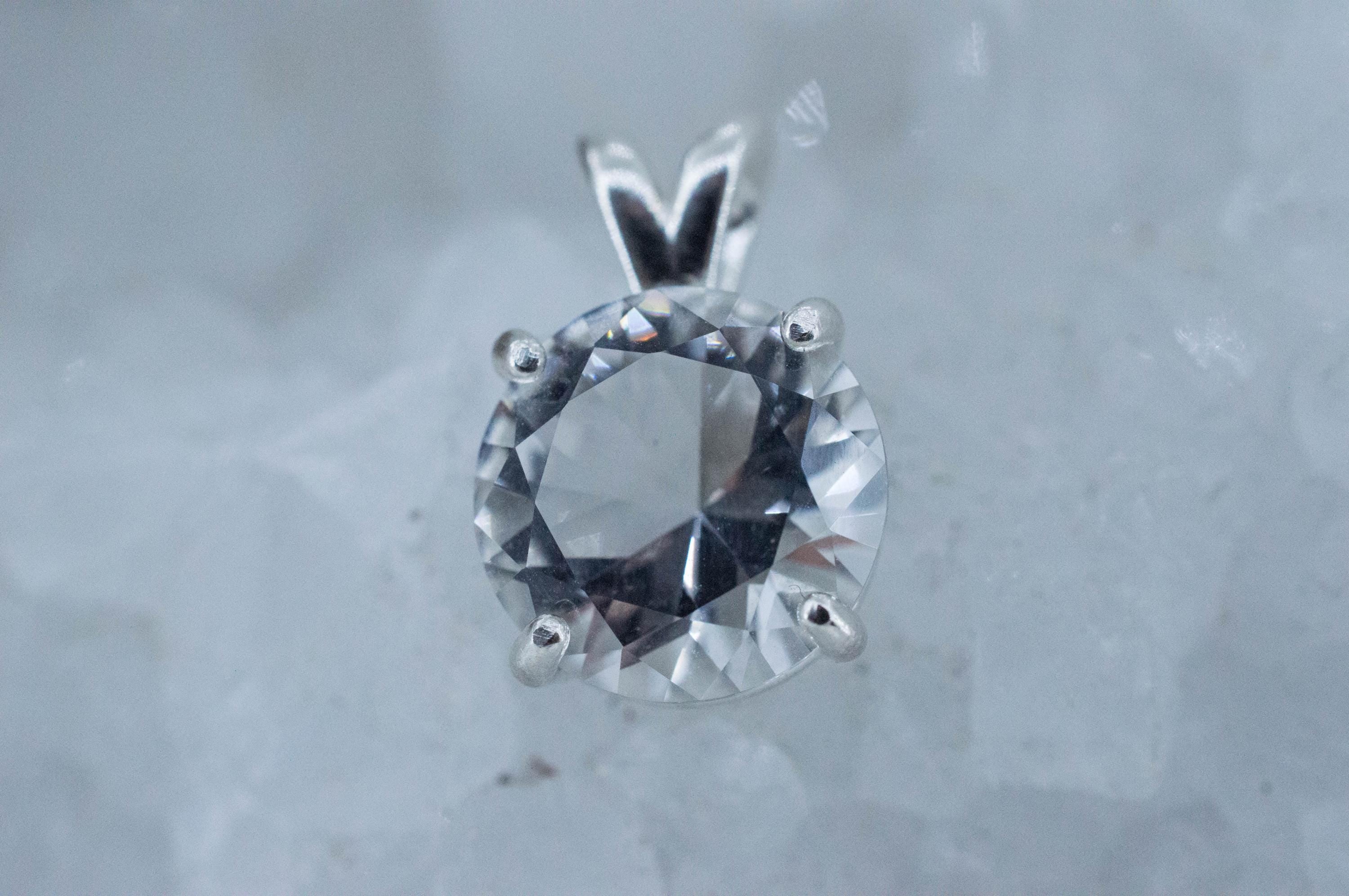 Quartz Pendant, Natural Untreated Tanzania Mondo Quartz; 4.090cts - Mark Oliver Gems