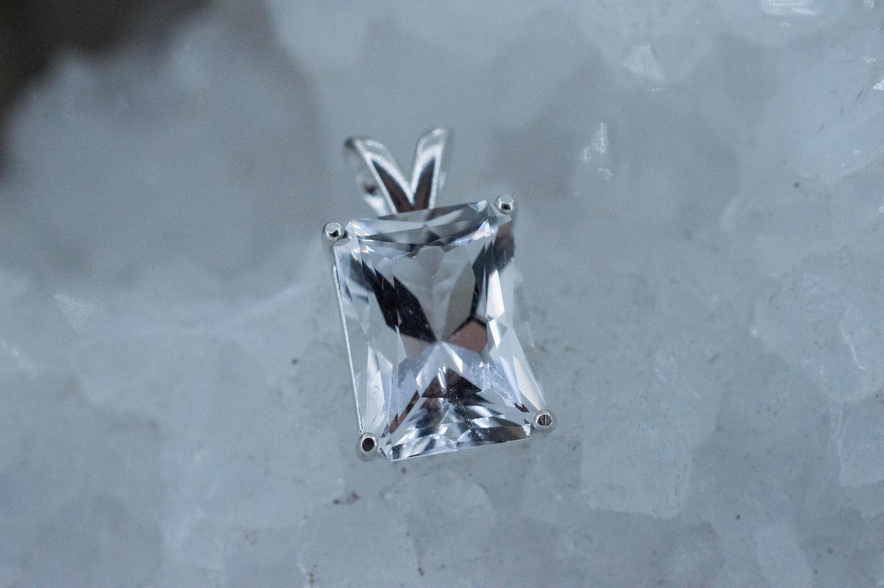 Quartz Pendant, Natural Untreated Tanzania Mondo Quartz; 5.160cts - Mark Oliver Gems