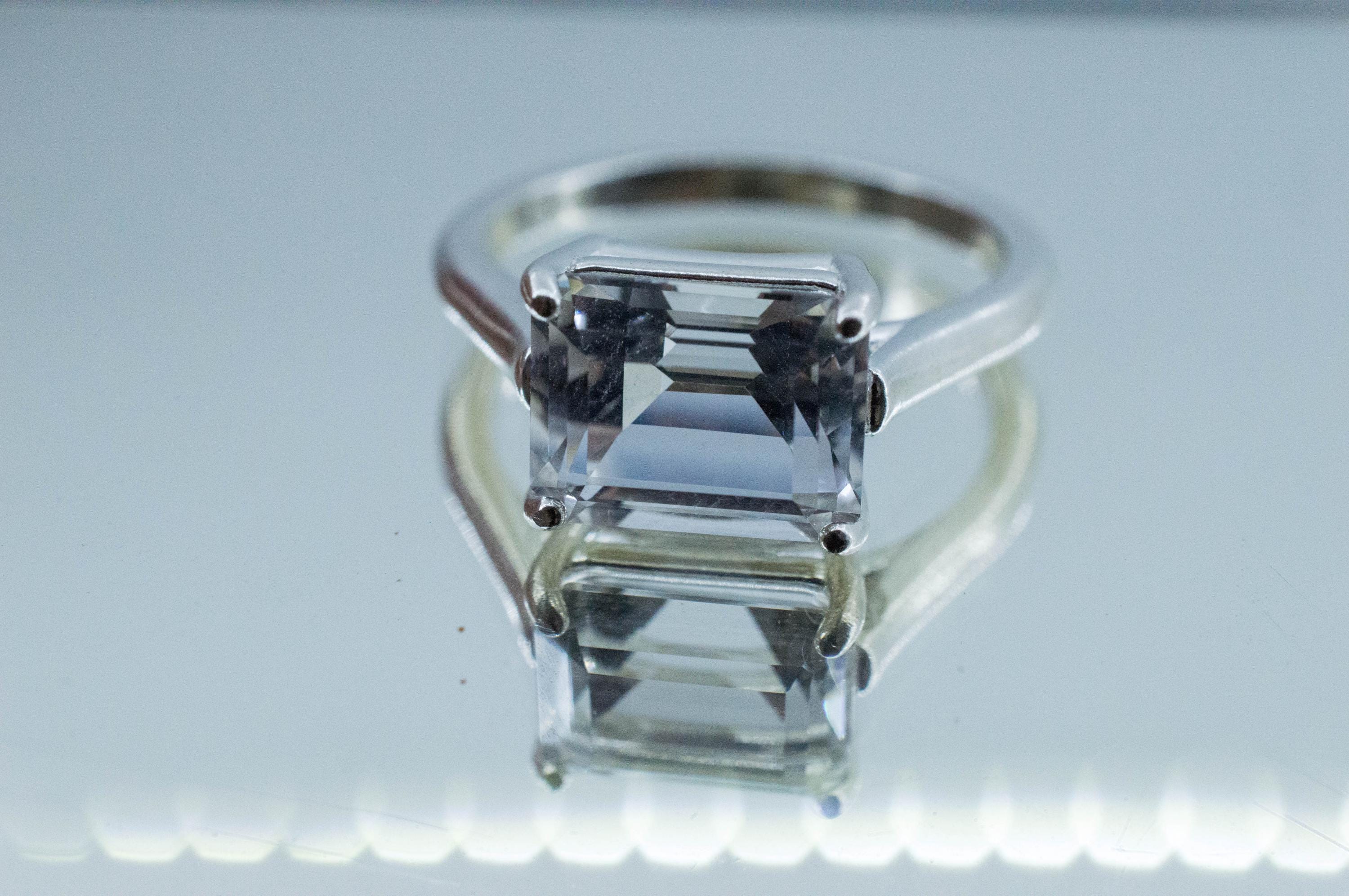 Quartz Ring, Natural Untreated Tanzania Mondo Quartz; 3.105cts - Mark Oliver Gems