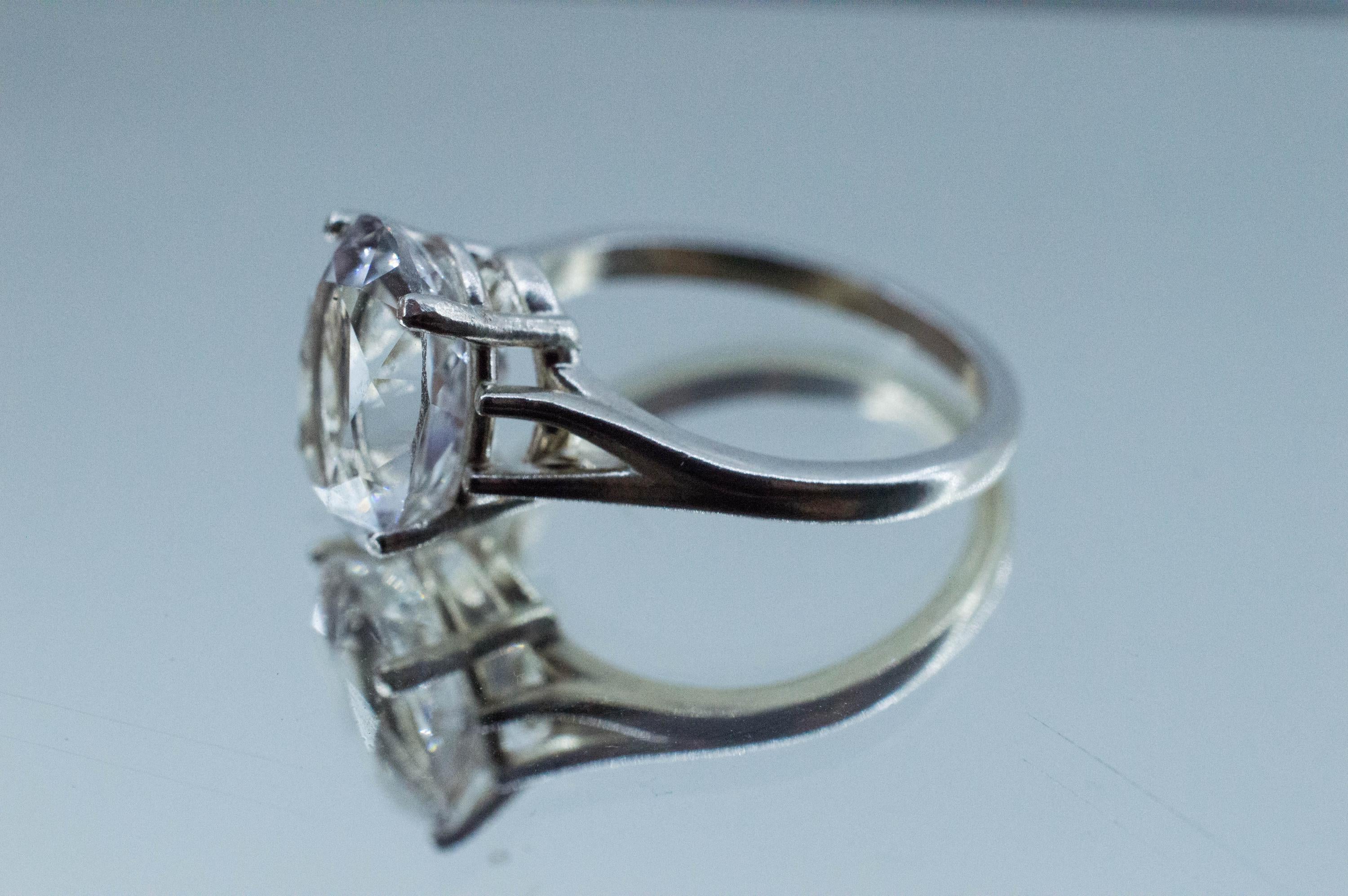 Quartz Ring, Natural Untreated Tanzania Mondo Quartz; 3.525cts - Mark Oliver Gems