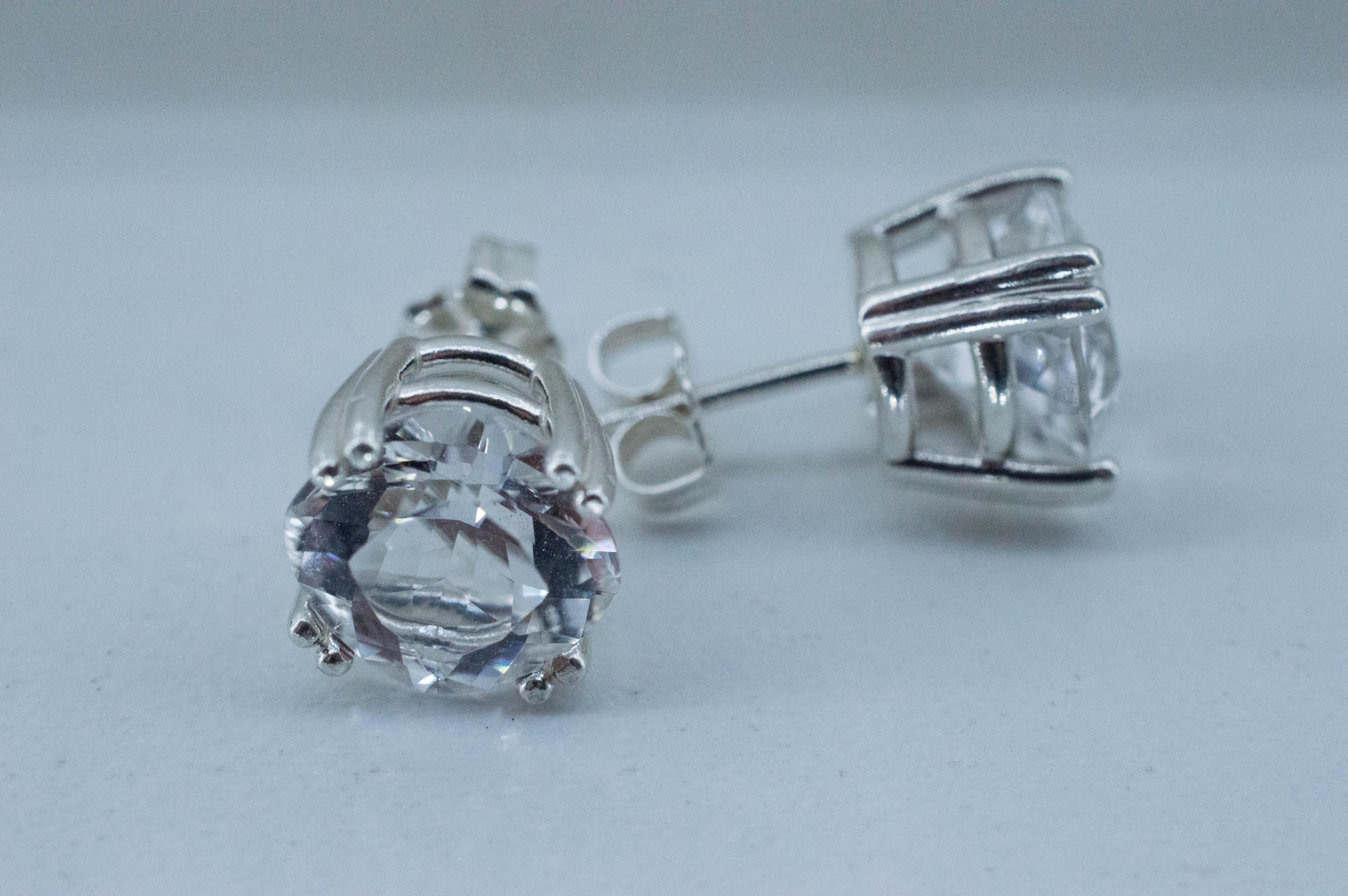Quartz Earrings, Natural Untreated Tanzania Mondo Quartz; 4.945cts - Mark Oliver Gems