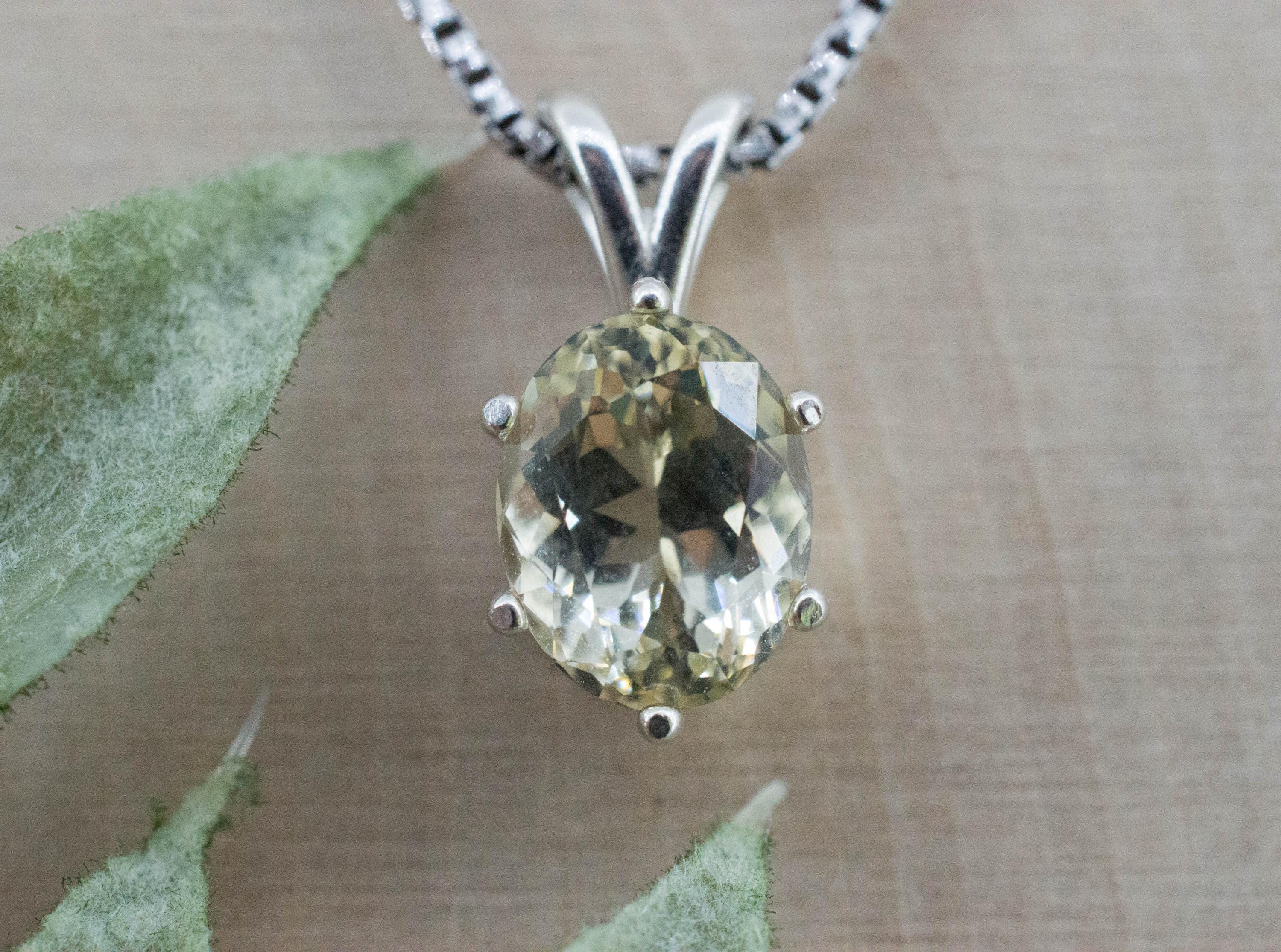 Yellow Labradorite Pendant; Natural Untreated Mexico Labradorite; 2.780cts - Mark Oliver Gems