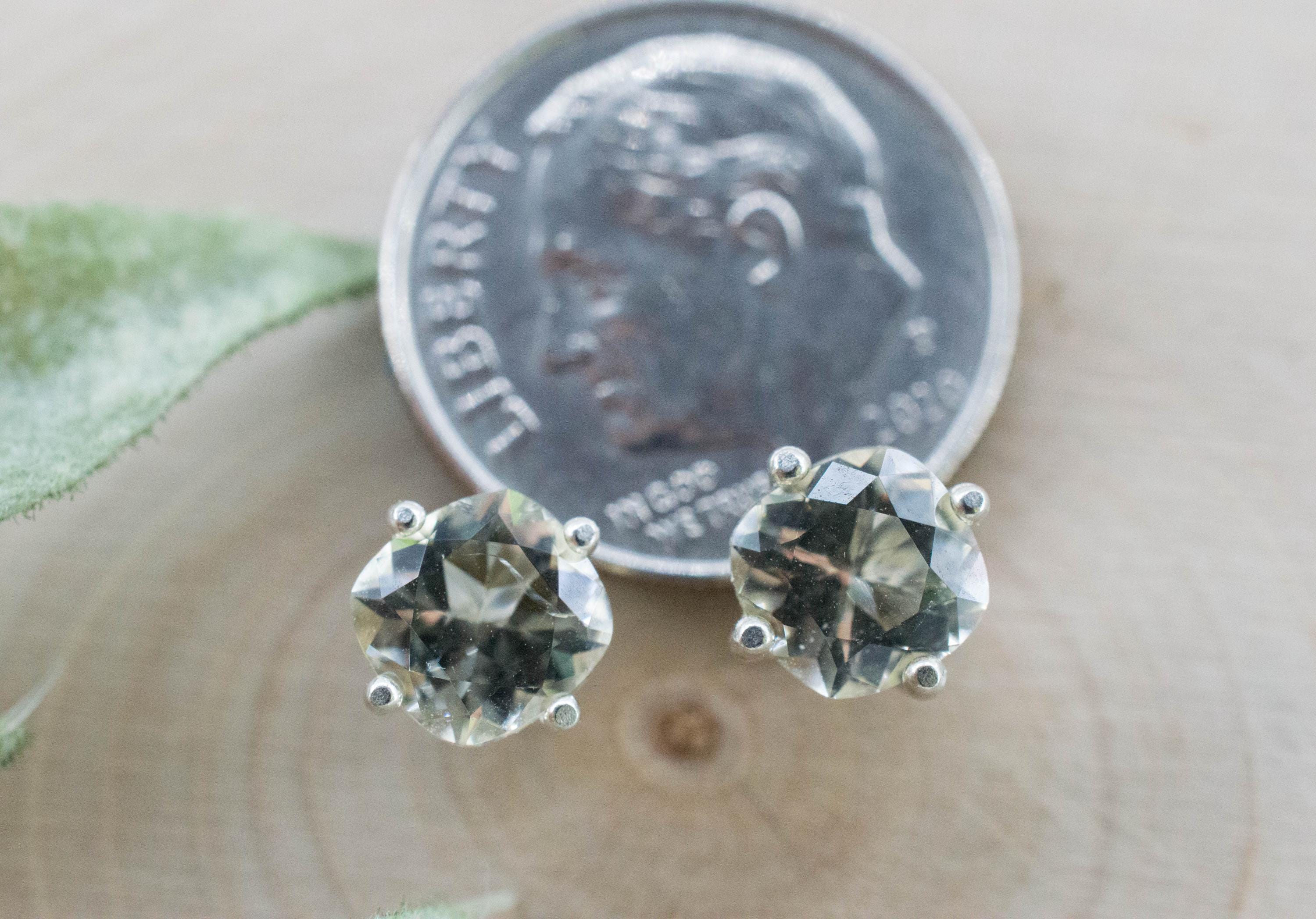 Yellow Labradorite Earrings; Natural Untreated Alaska Labradorite; 1.660cts - Mark Oliver Gems