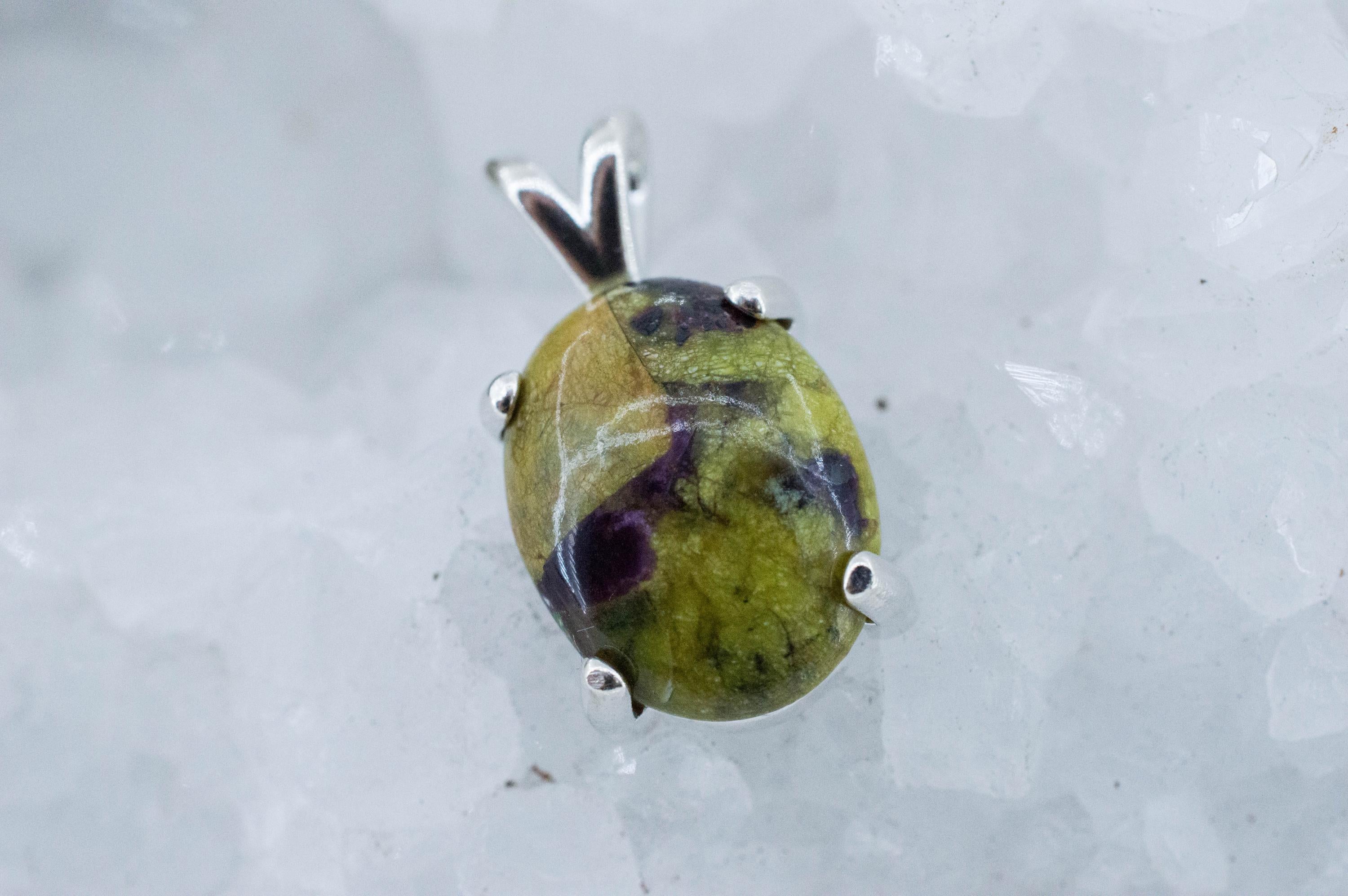 Stichtite Pendant; Natural Untreated Australia Atlantisite; 5.960cts - Mark Oliver Gems