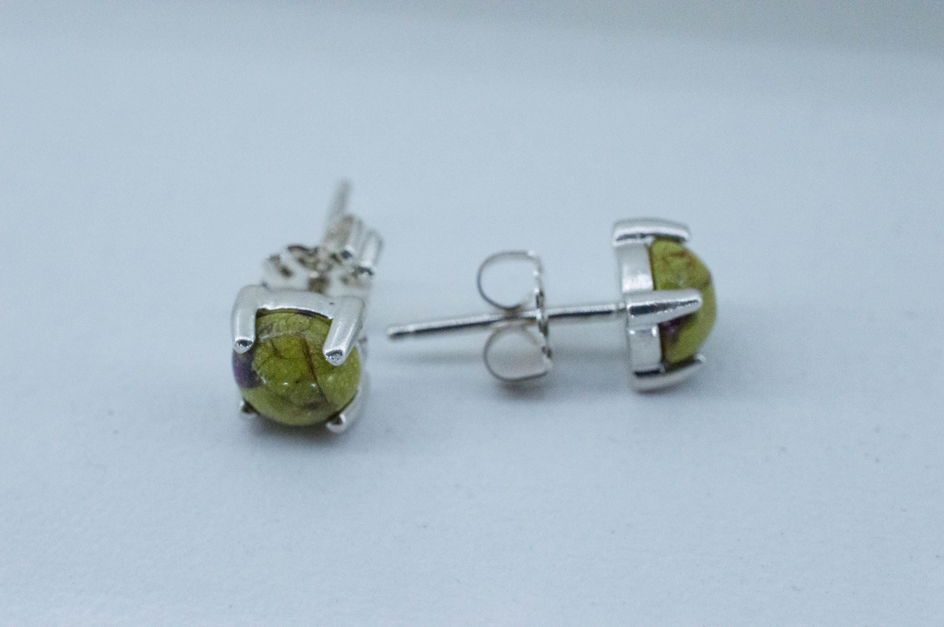 Stichtite Earrings; Genuine Untreated Australian Atlantisite 1.320cts - Mark Oliver Gems