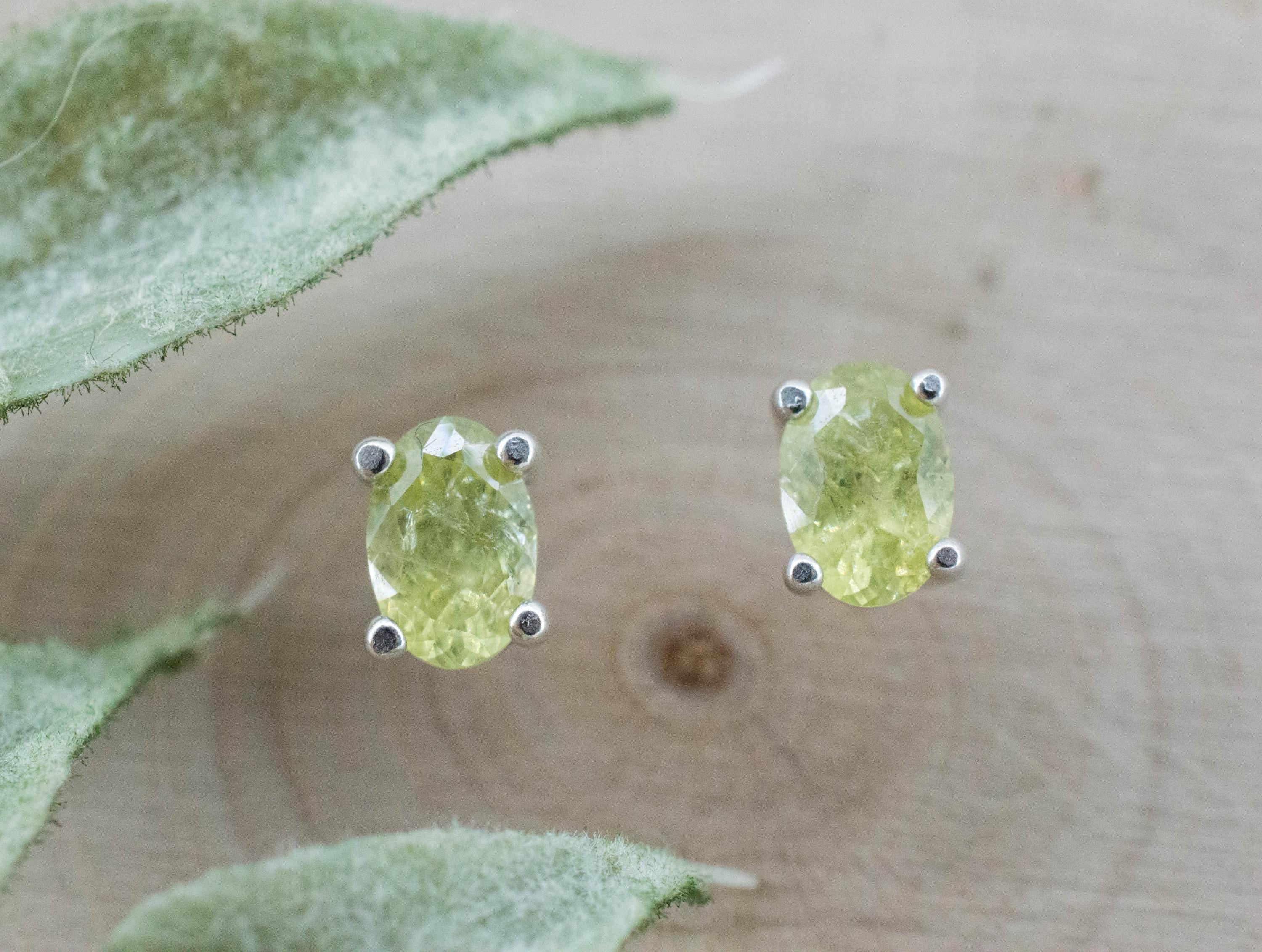 Mali Garnet Earrings; Genuine Untreated Mali Garnet; 0.935cts - Mark Oliver Gems