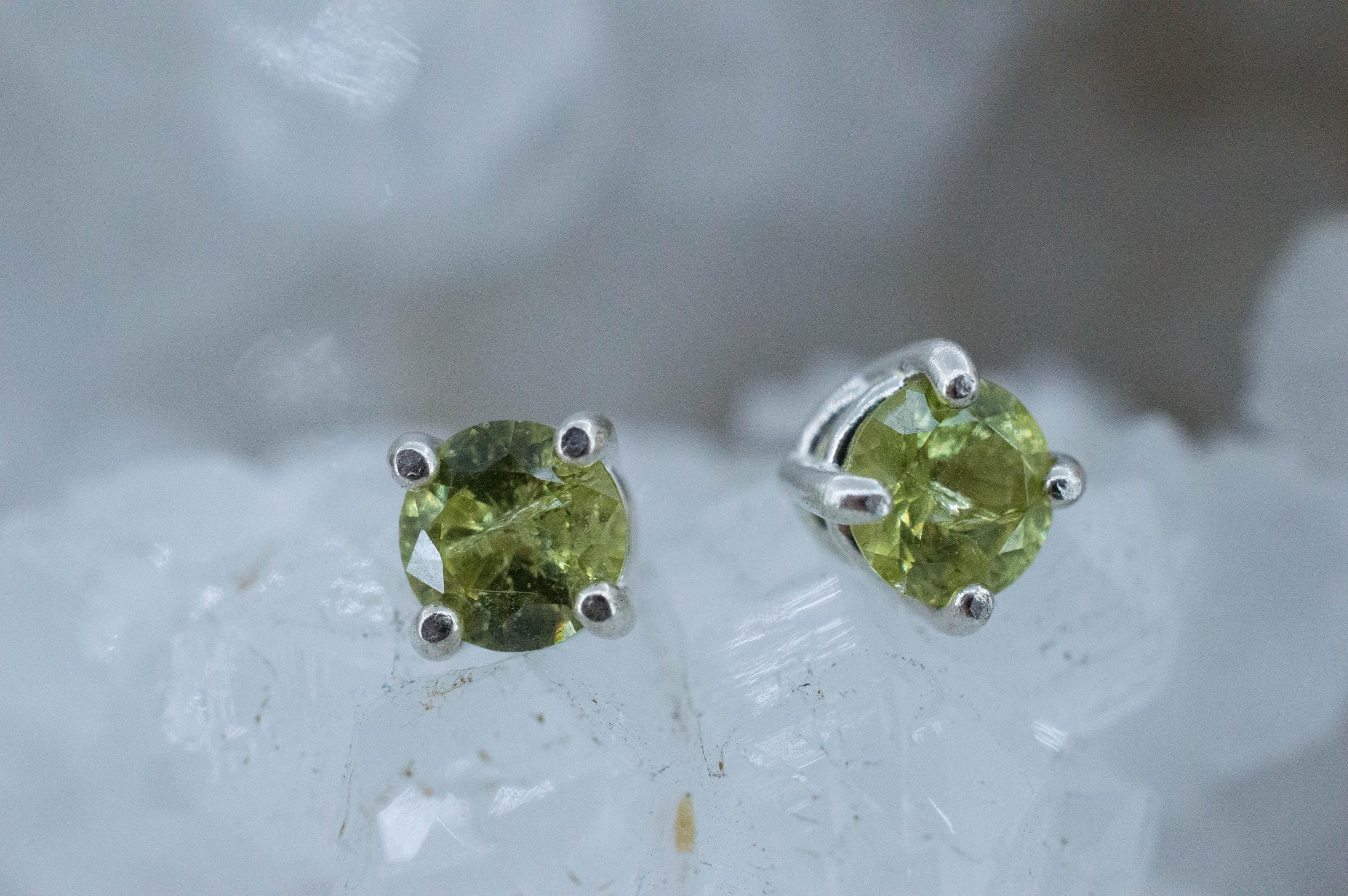 Mali Garnet Earrings; Genuine Untreated Mali Garnet; 1.010cts - Mark Oliver Gems