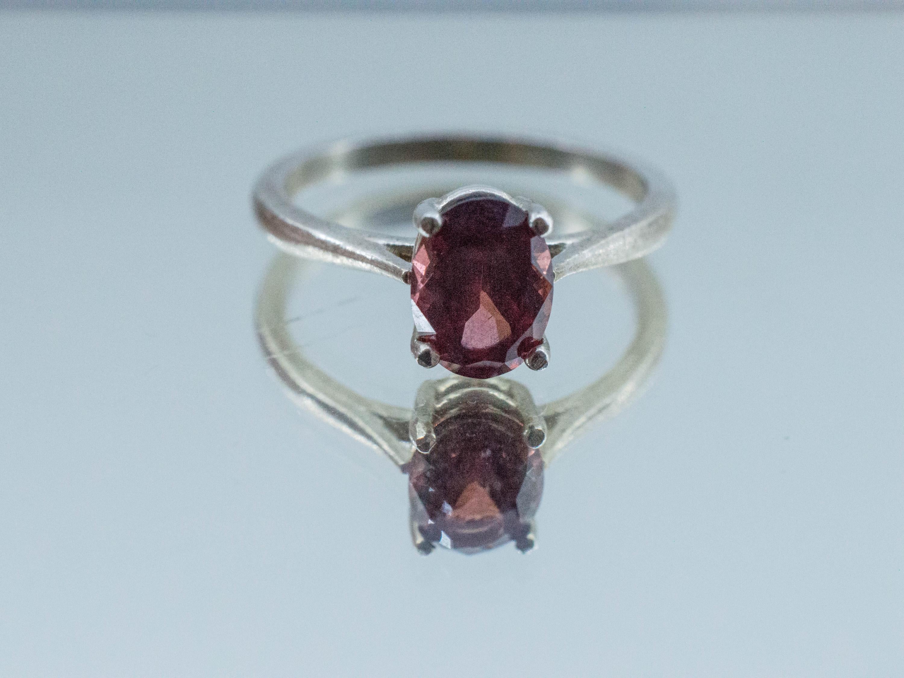 Imperial Garnet Ring, Natural Untreated Tanzania Lindi Garnet; 1.610cts - Mark Oliver Gems
