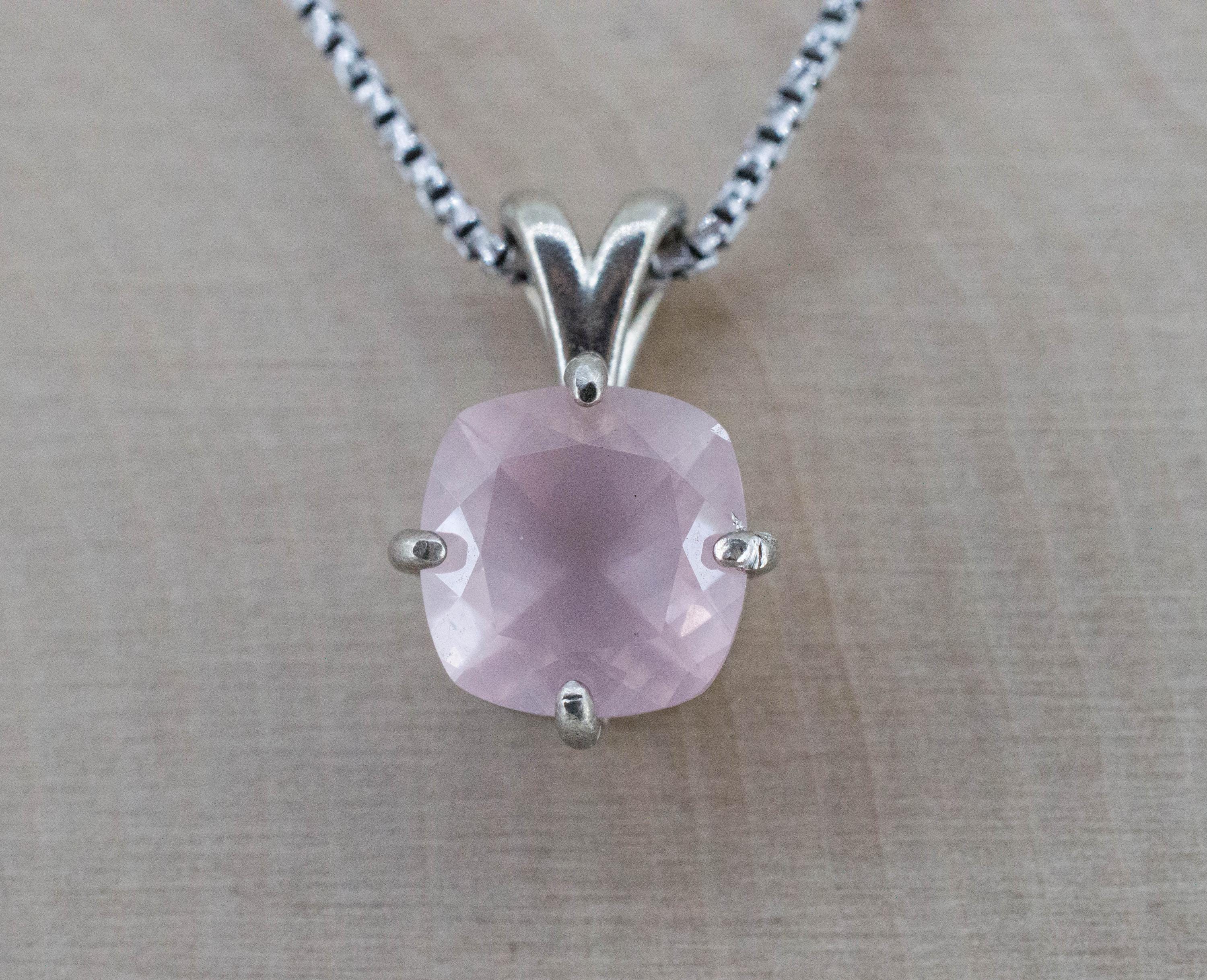 Rose Quartz Pendant; Natural Untreated Brazil Rose Quartz; 3.315cts - Mark Oliver Gems