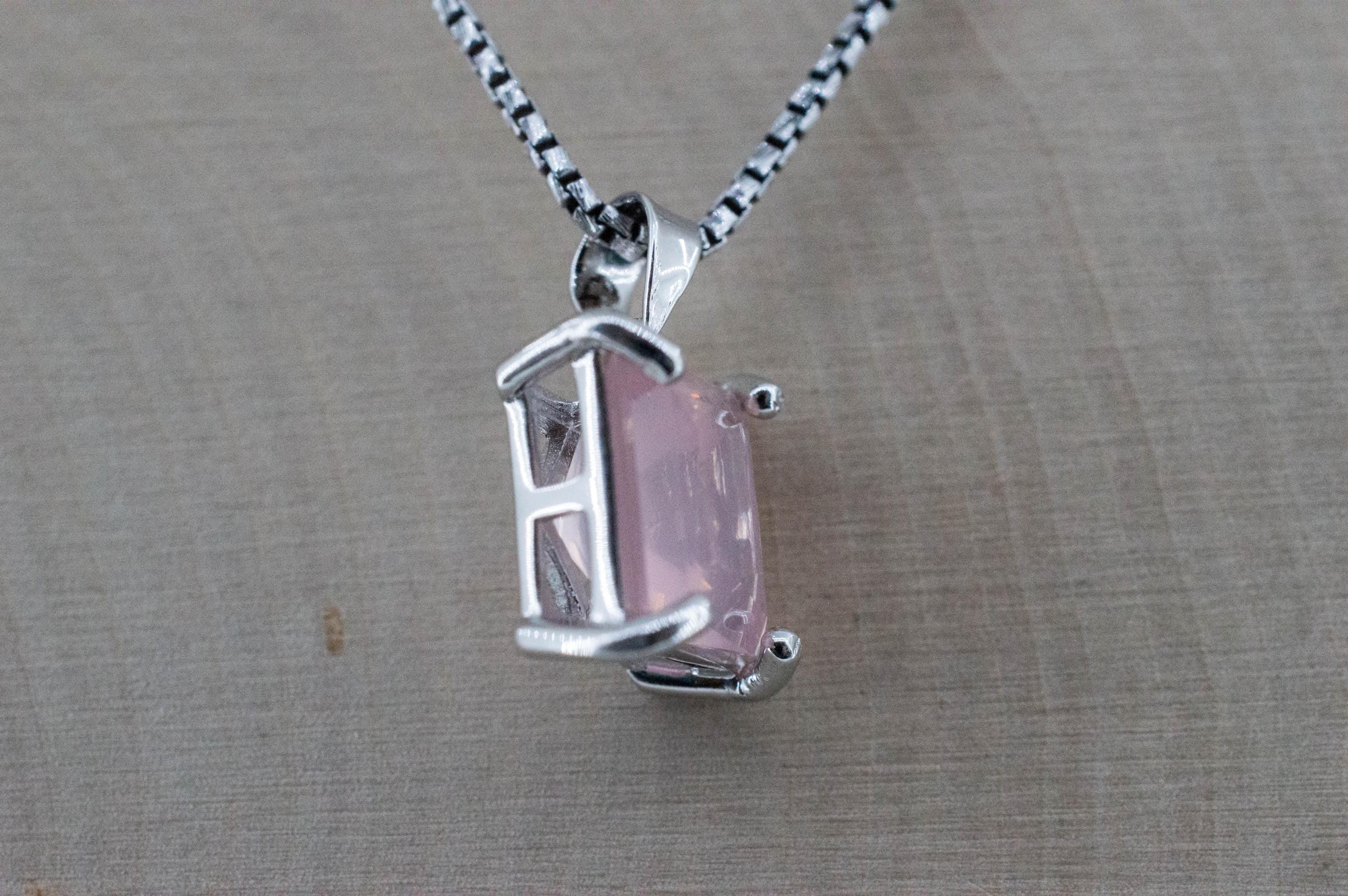 Rose Quartz Pendant; Natural Untreated Brazil Rose Quartz; 3.630cts - Mark Oliver Gems