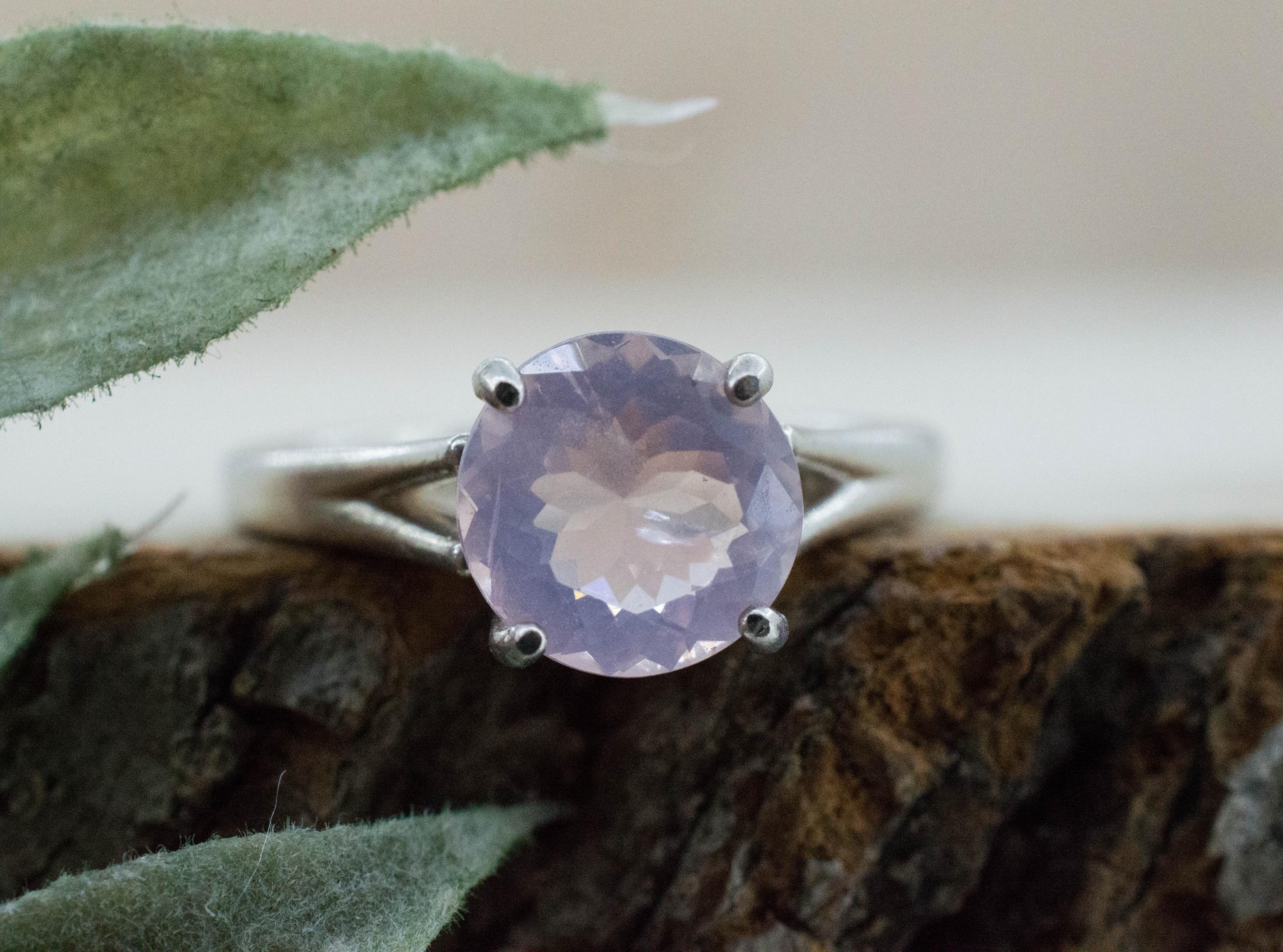 Rose Quartz Ring; Natural Untreated Brazil Quartz; 1.965cts - Mark Oliver Gems