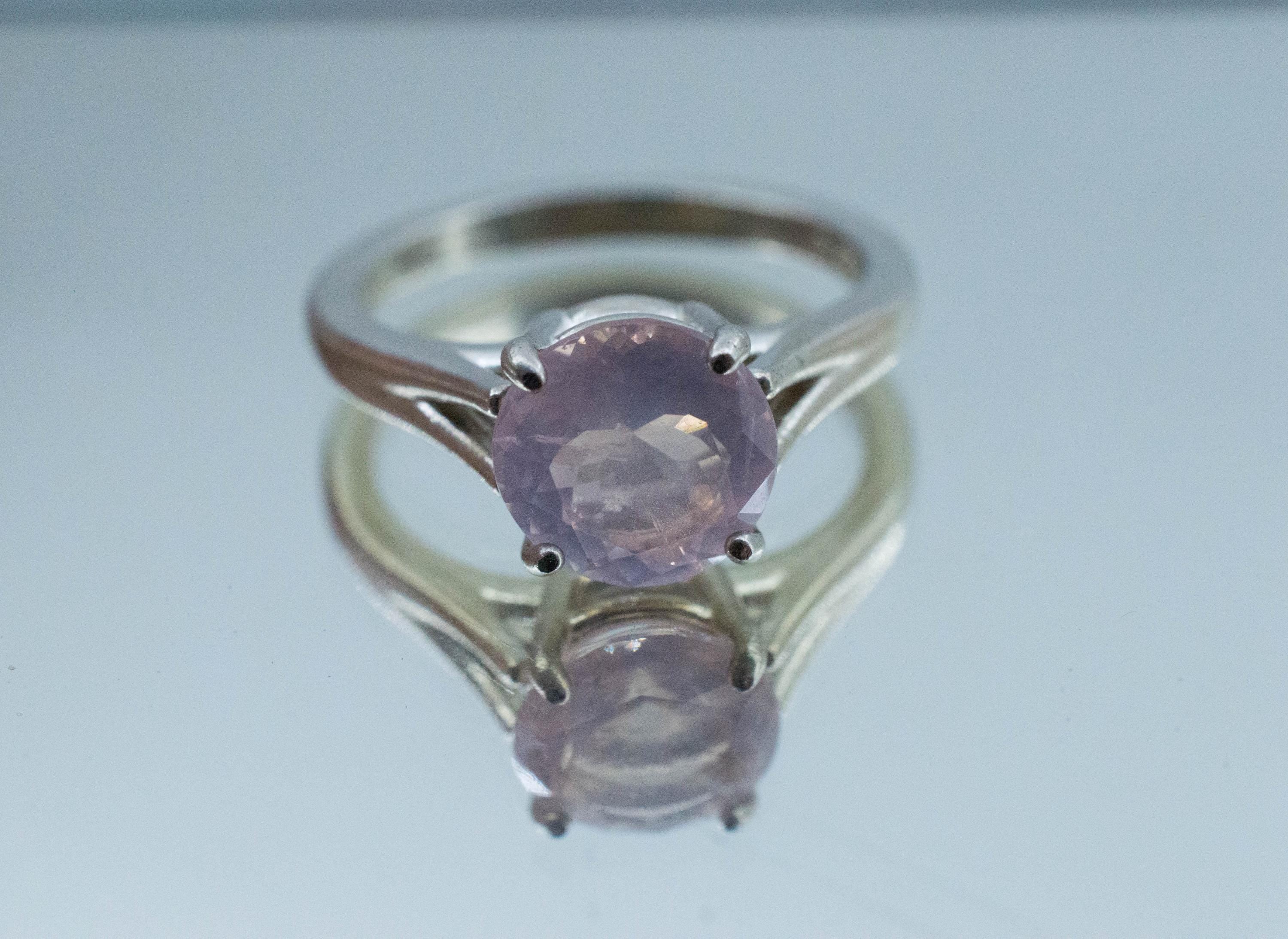 Rose Quartz Ring; Natural Untreated Brazil Quartz; 1.965cts - Mark Oliver Gems