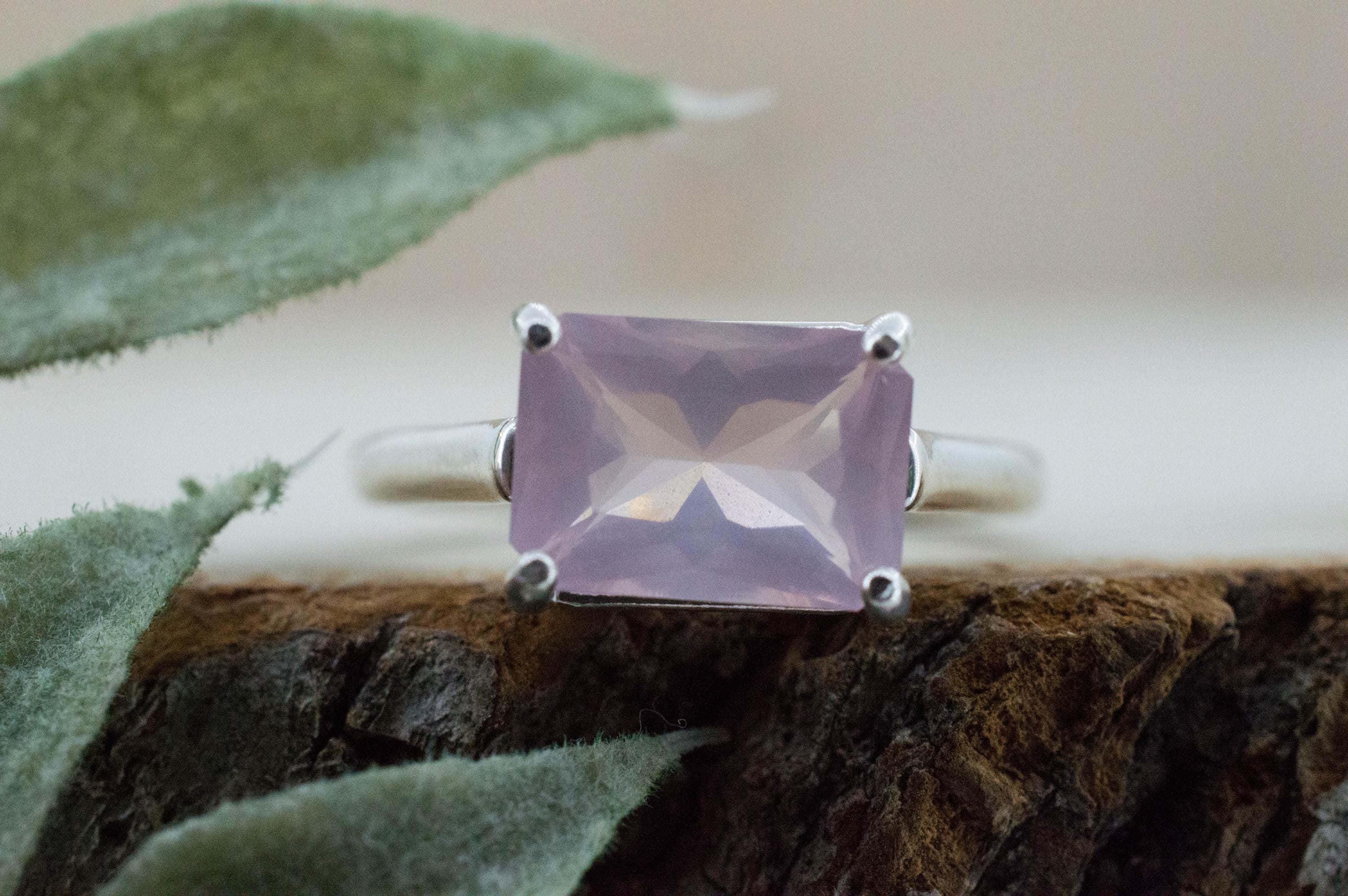 Rose Quartz Ring; Natural Untreated Brazil Quartz; 2.370cts - Mark Oliver Gems