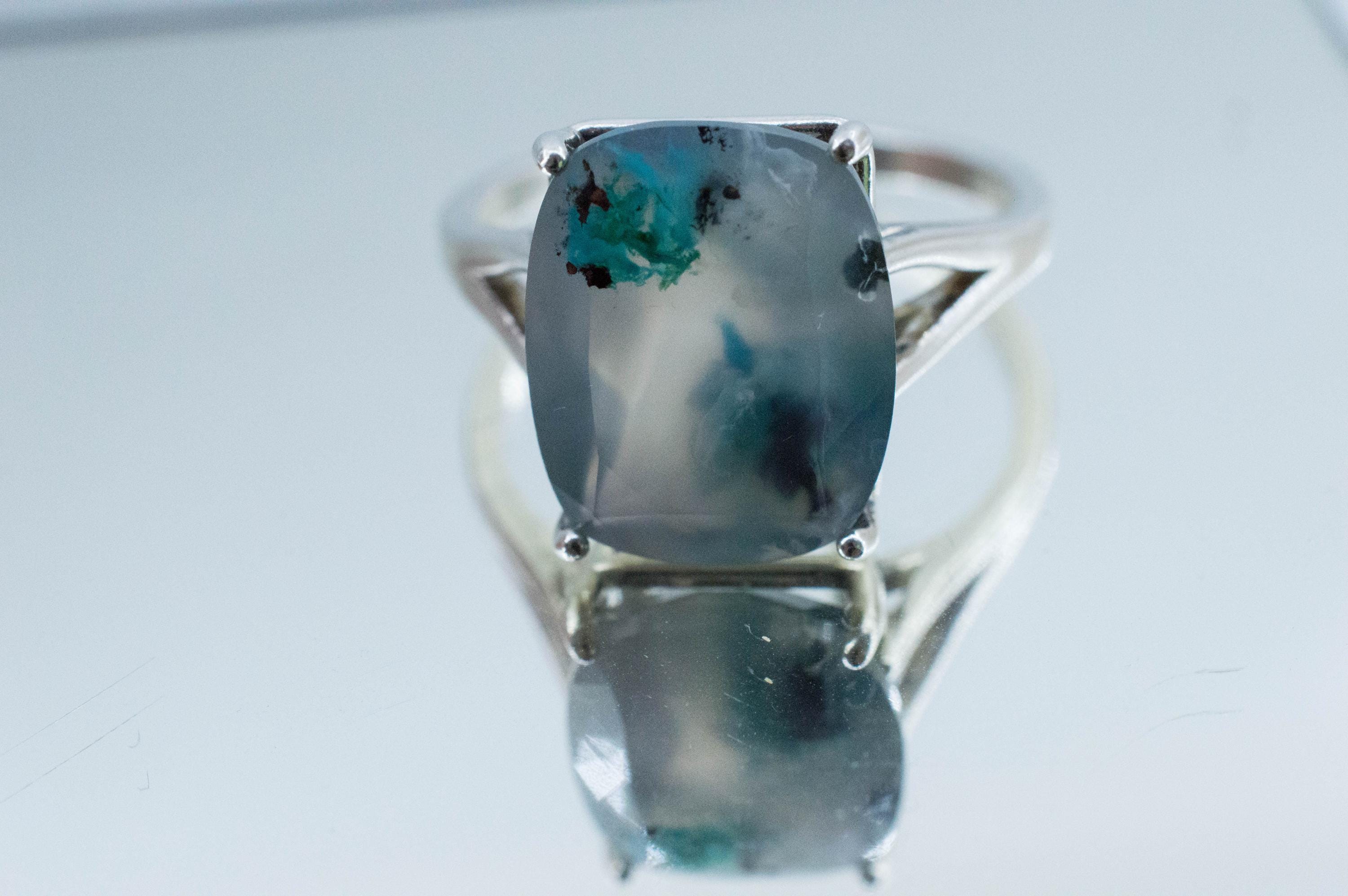 Aquadite Ring; Natural Untreated Indonesia Aquadite™; 10.960cts - Mark Oliver Gems