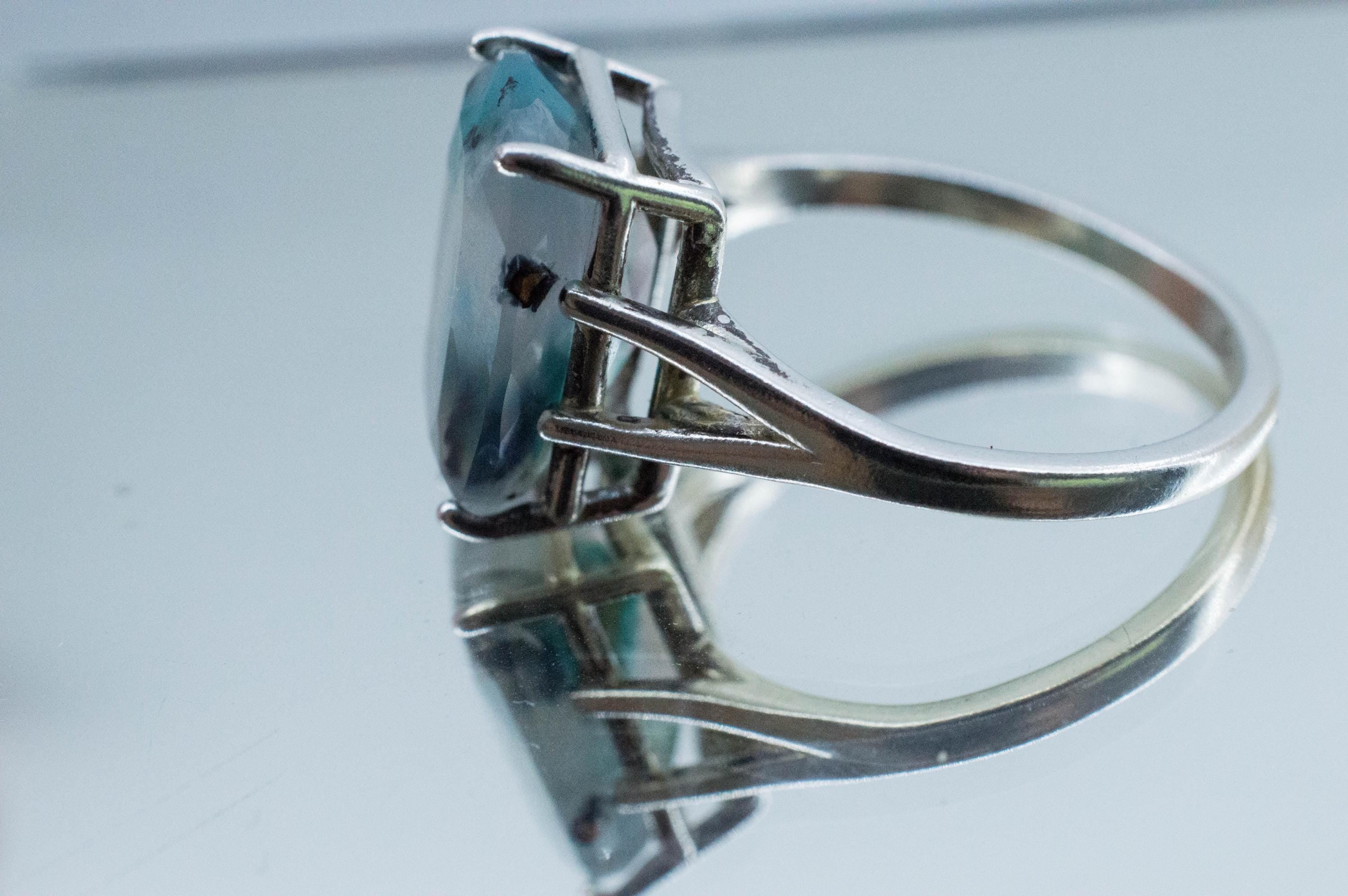 Aquadite Ring; Natural Untreated Indonesia Aquadite™; 10.960cts - Mark Oliver Gems