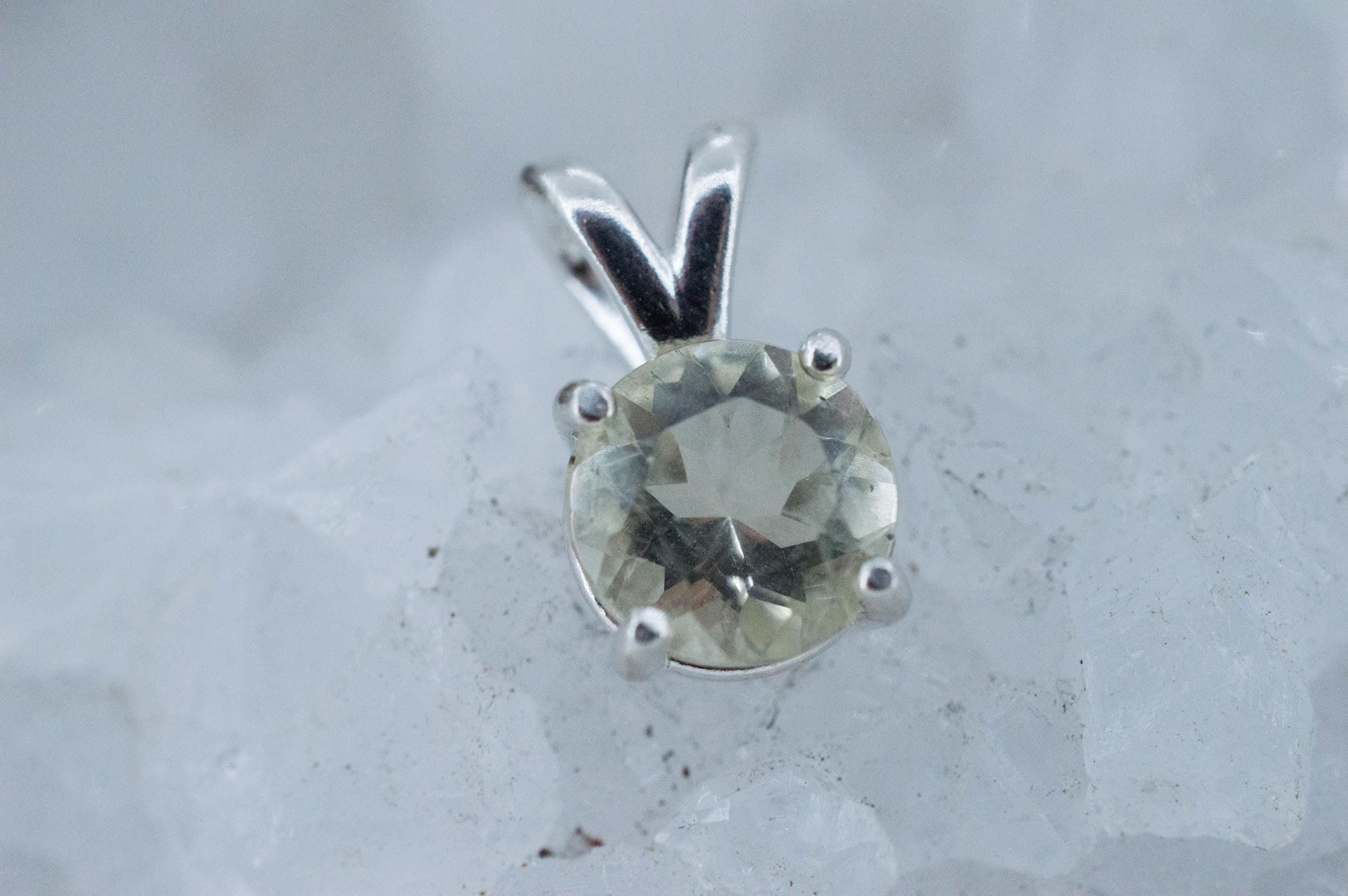 Leucite Pendant; Natural Untreated Italy Leucite; 1.410cts - Mark Oliver Gems