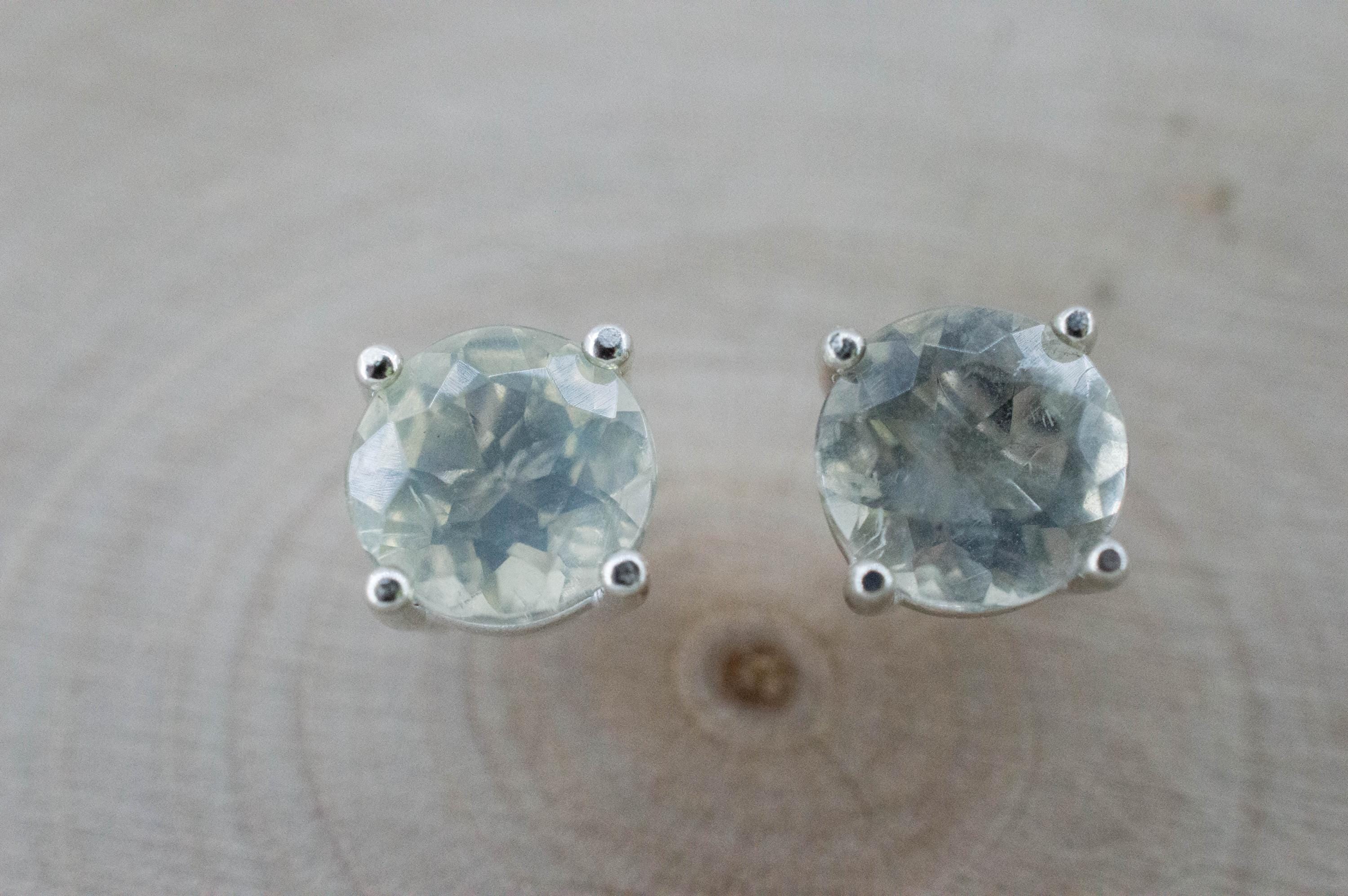 Leucite Earrings; Natural Untreated Italy Leucite; 1.790cts - Mark Oliver Gems