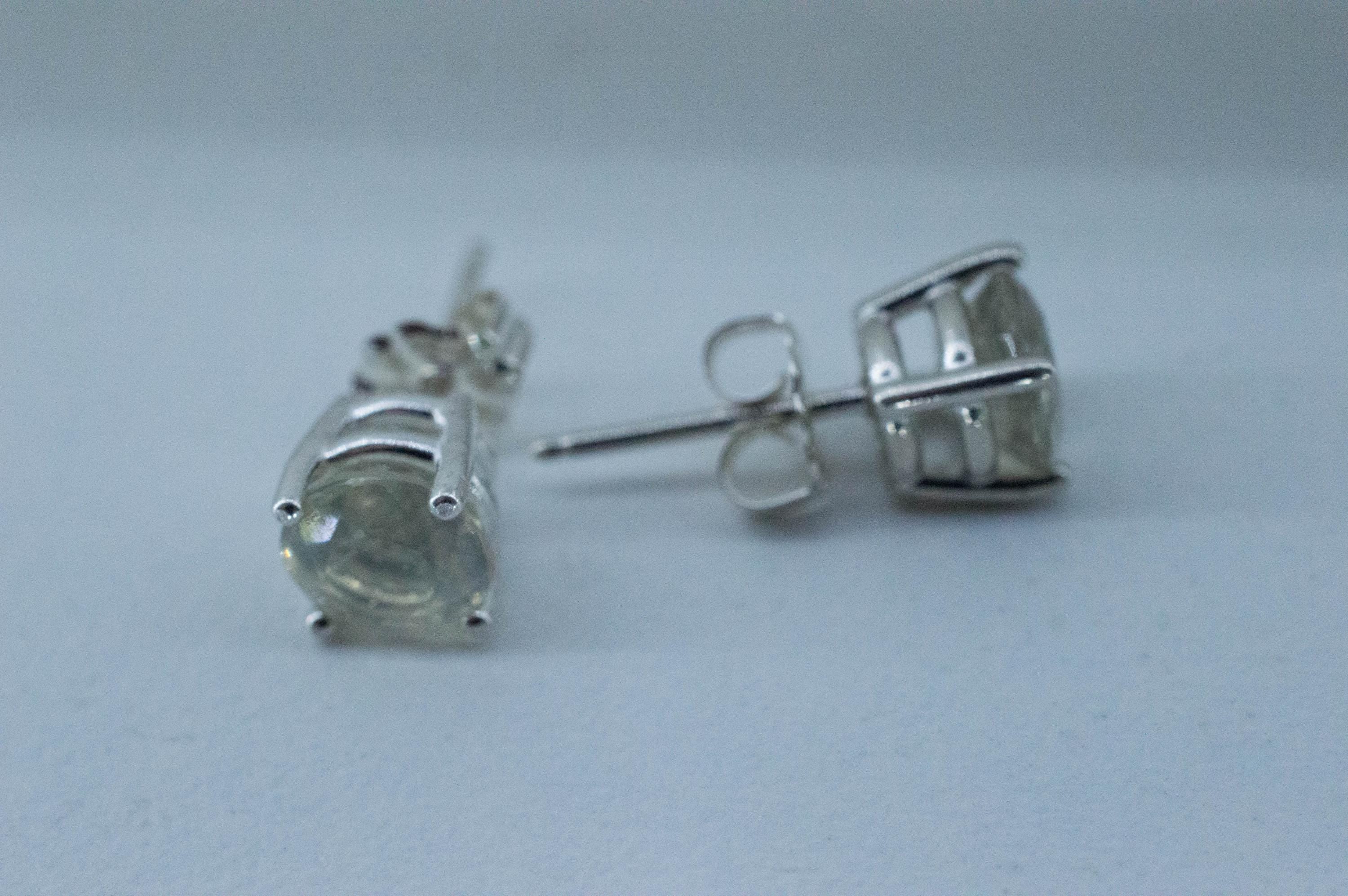 Leucite Earrings; Natural Untreated Italy Leucite; 1.790cts - Mark Oliver Gems