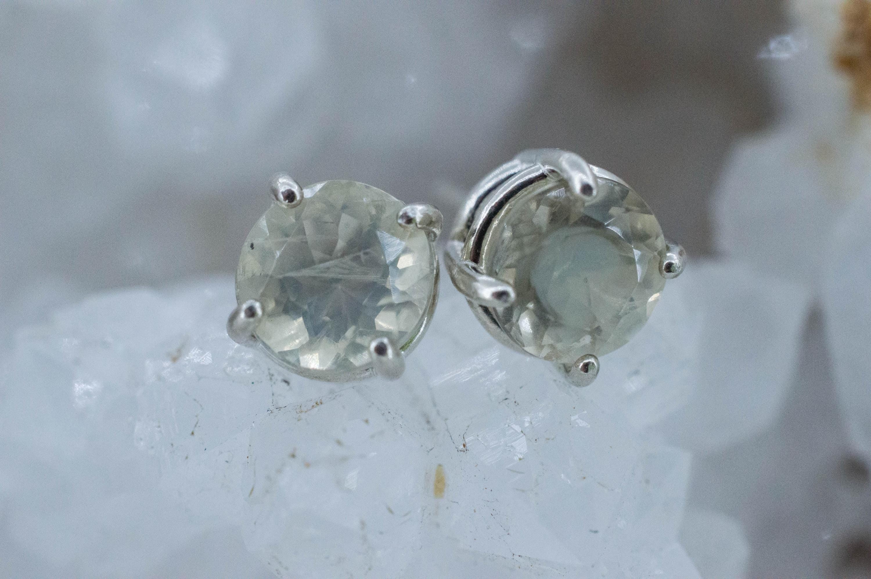 Leucite Earrings; Natural Untreated Italy Leucite; 2.760cts - Mark Oliver Gems