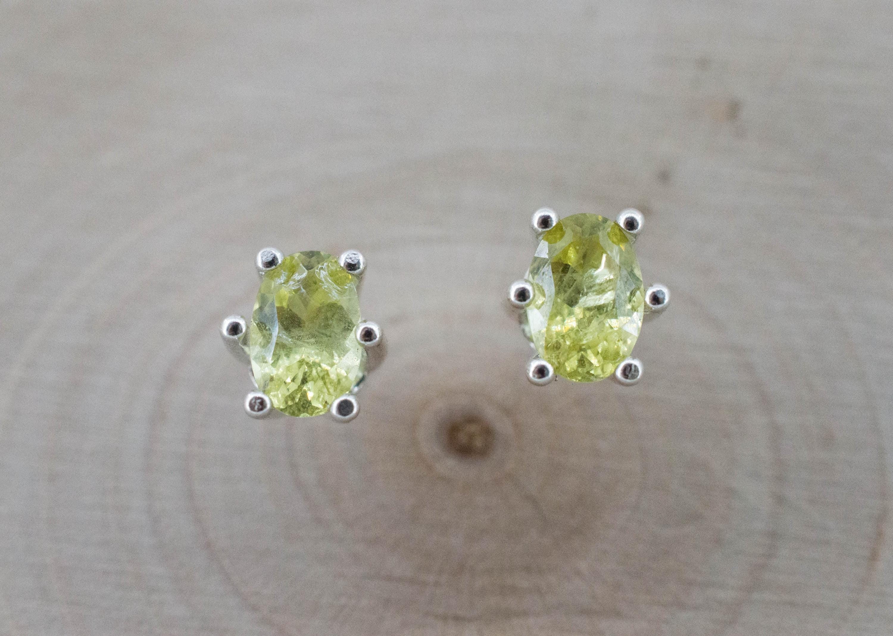 Mali Garnet Earrings; Genuine Untreated Mali Garnet; 0.975cts - Mark Oliver Gems