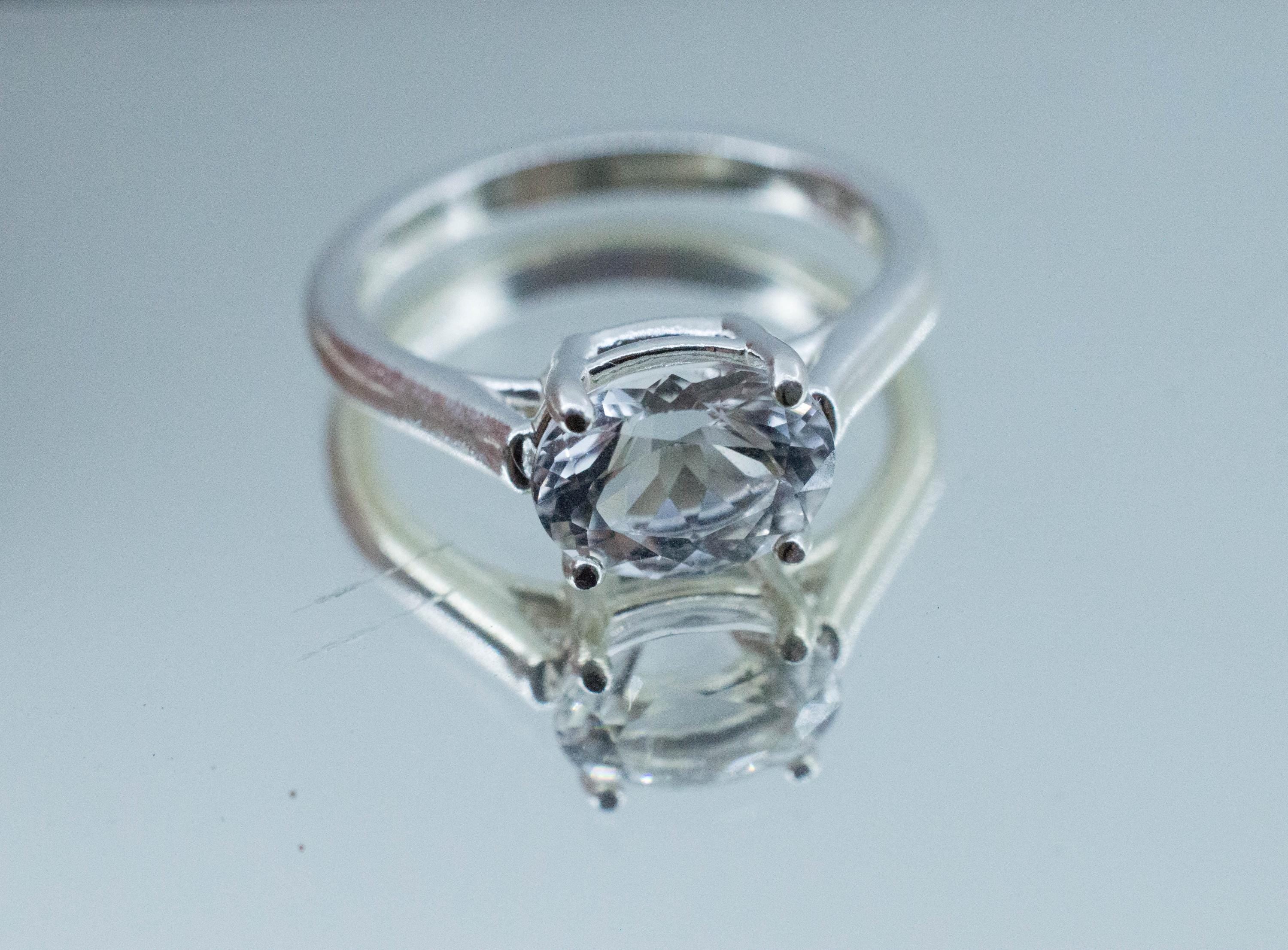 Topaz Ring, Natural Untreated Brazil Silver Topaz; 2.240cts