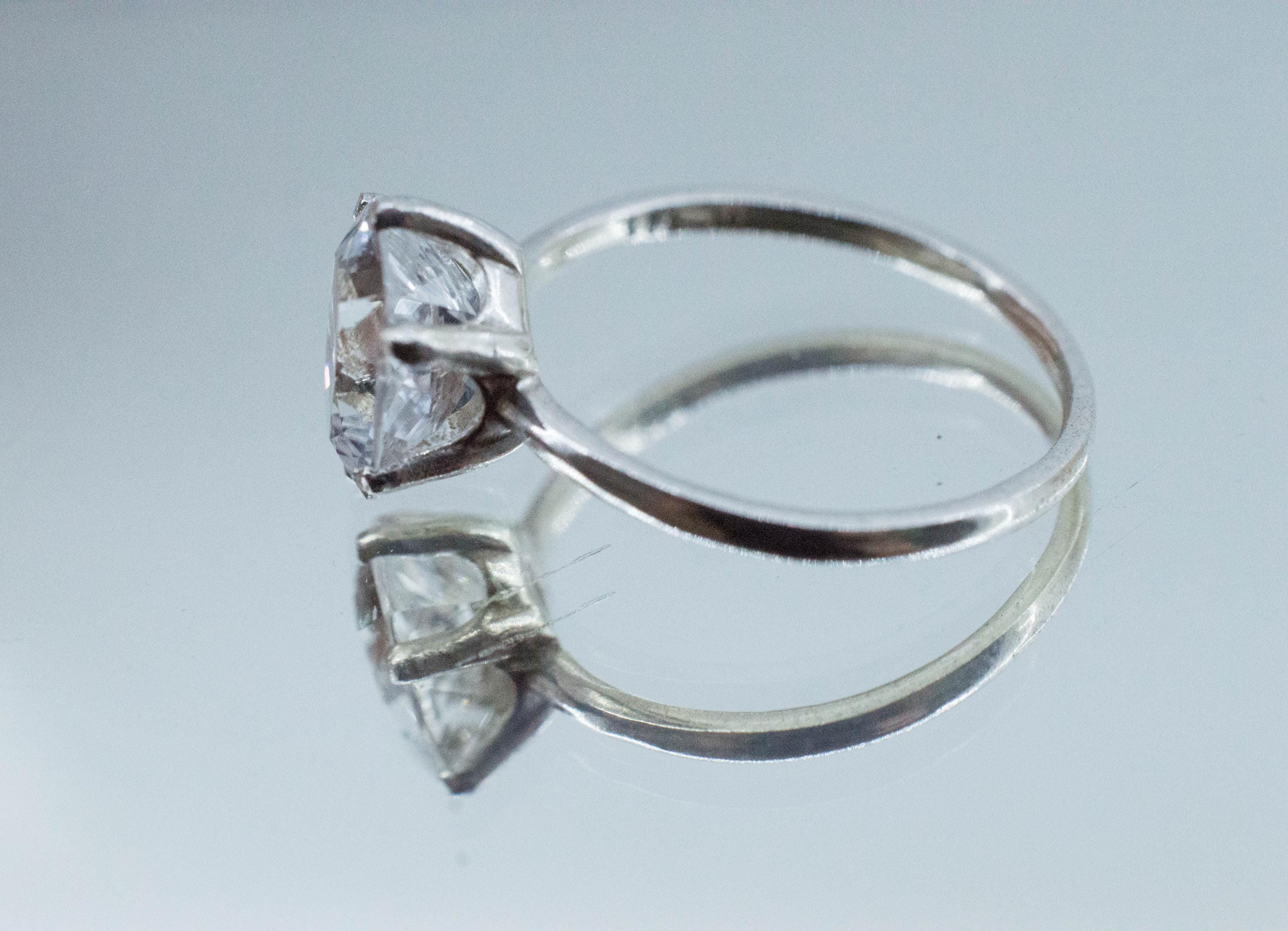 Topaz Ring, Natural Untreated Brazil Silver Topaz; 2.505cts