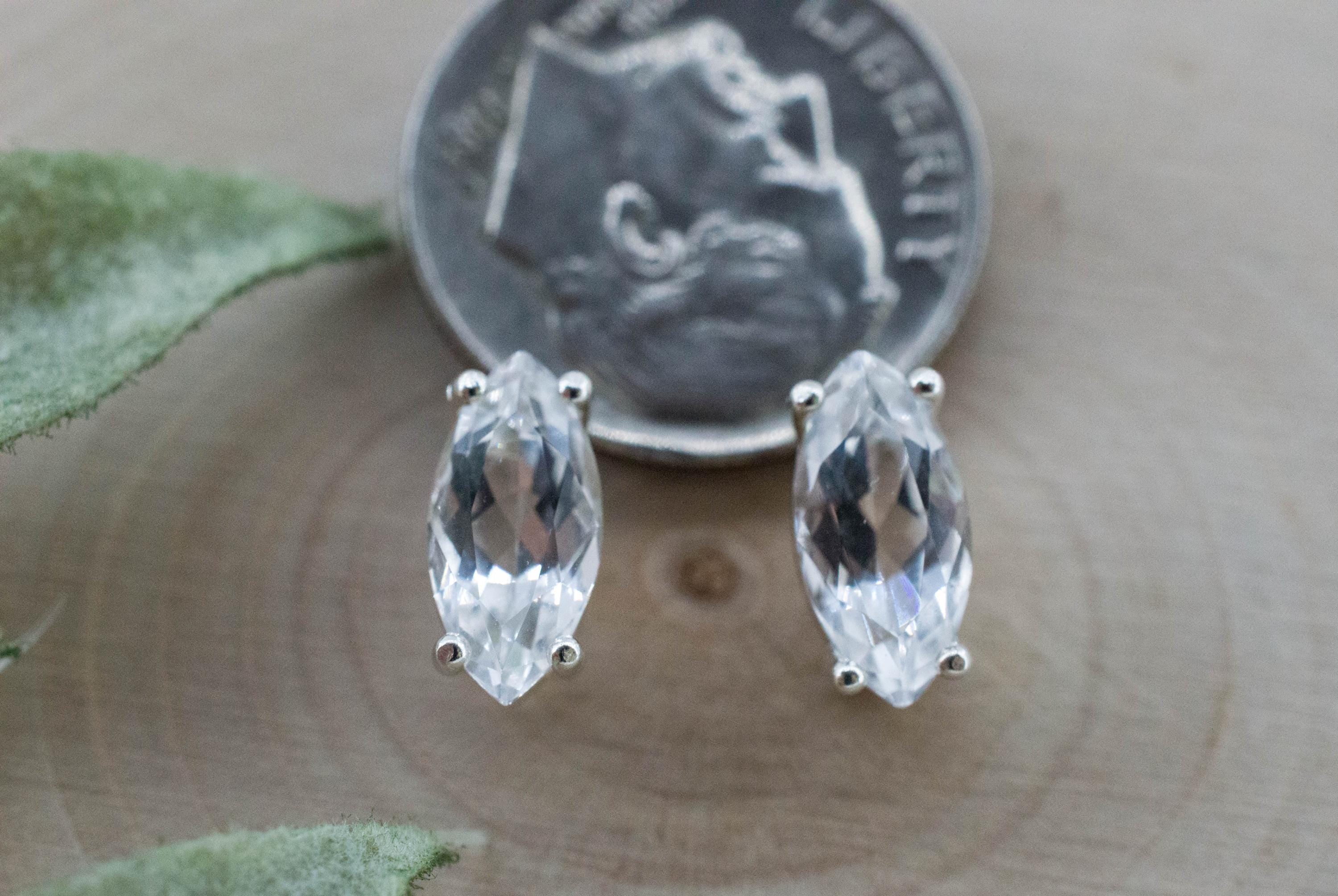 Topaz Earrings; Natural Untreated Brazil Topaz; 2.565cts