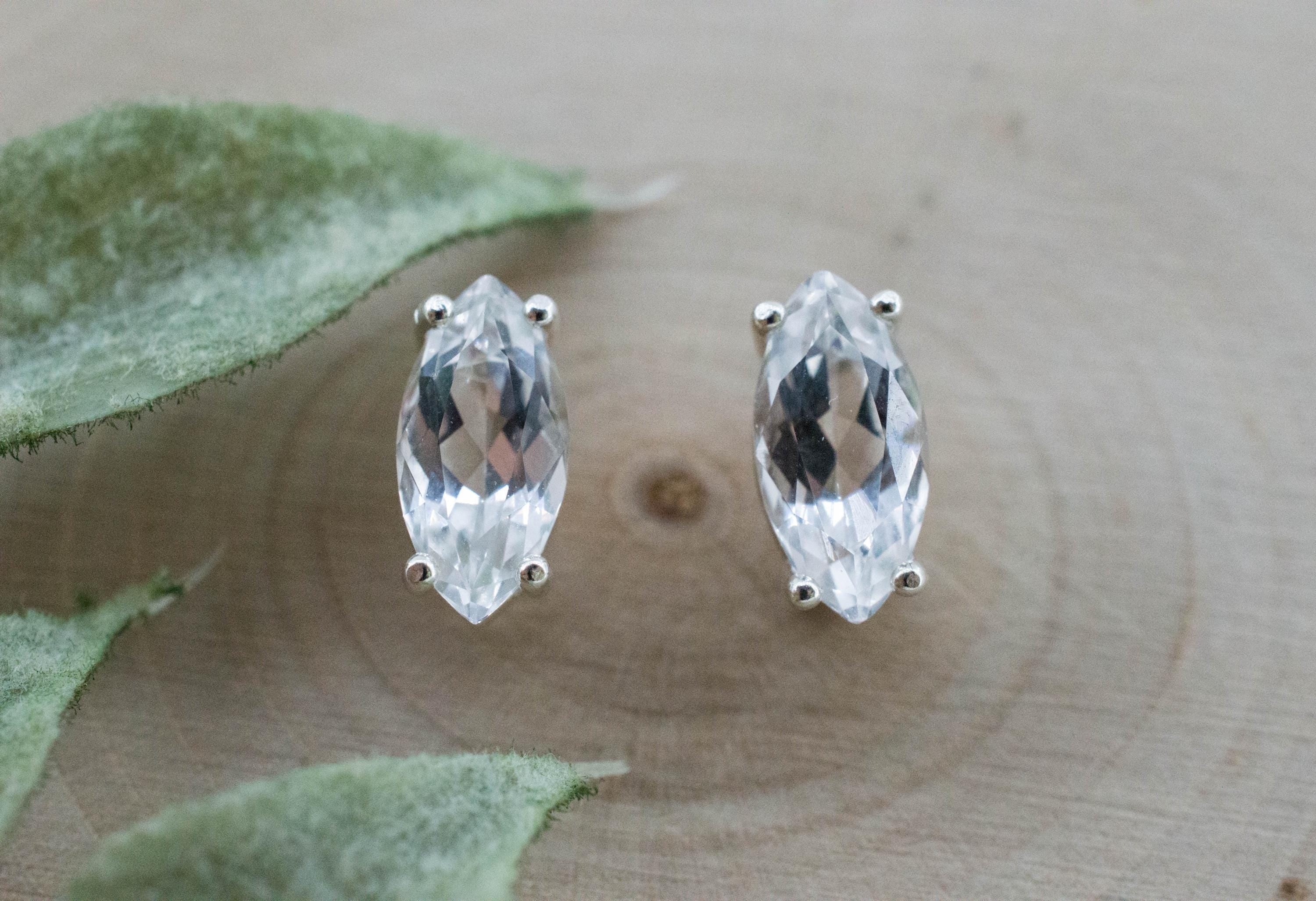 Topaz Earrings; Natural Untreated Brazil Topaz; 2.565cts