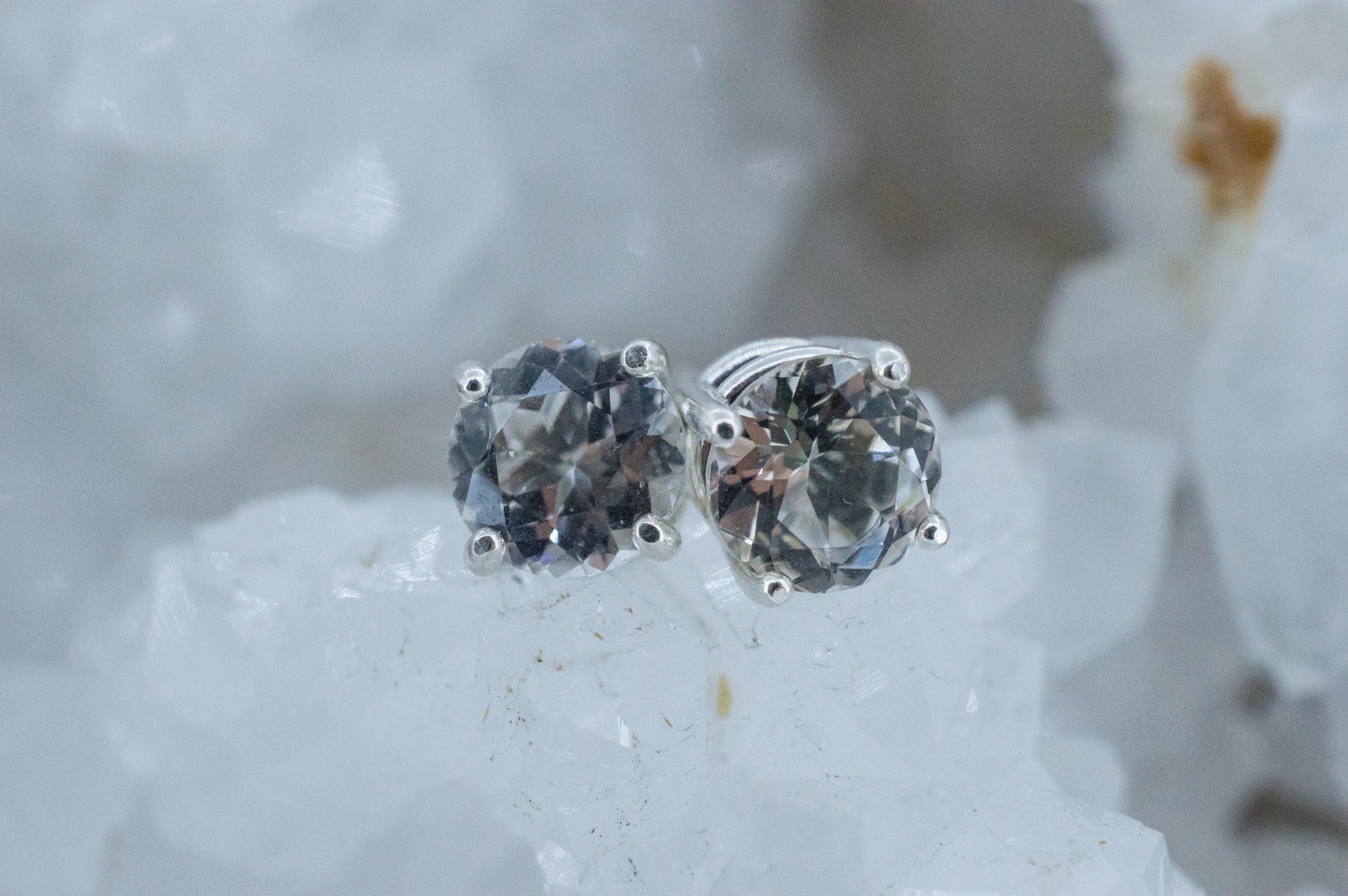 Topaz Earrings; Natural Untreated Vietnam Topaz; 2.940cts