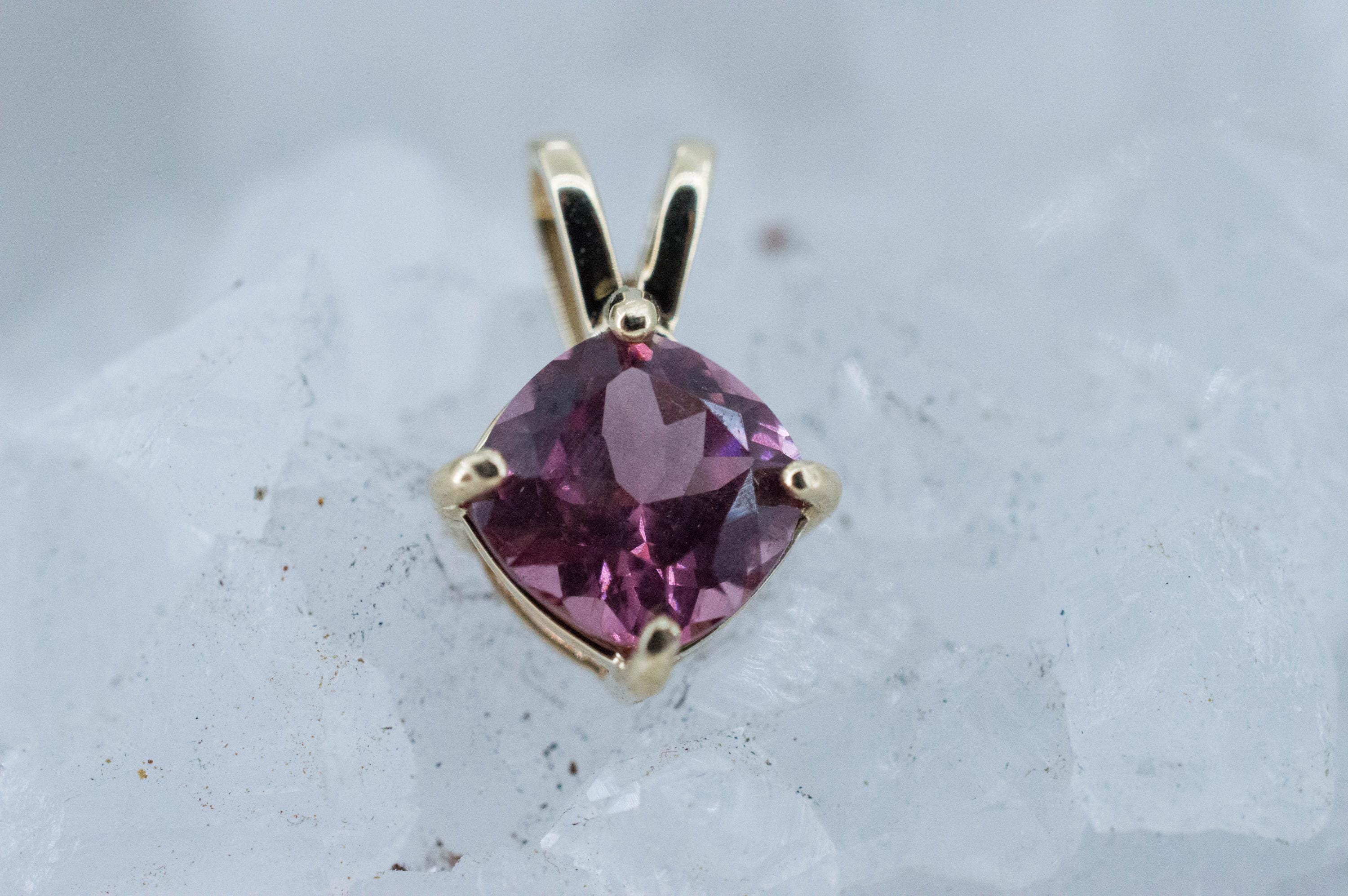 Imperial Garnet Pendant; Natural Untreated Tanzania Lindi Garnet; 1.060cts - Mark Oliver Gems