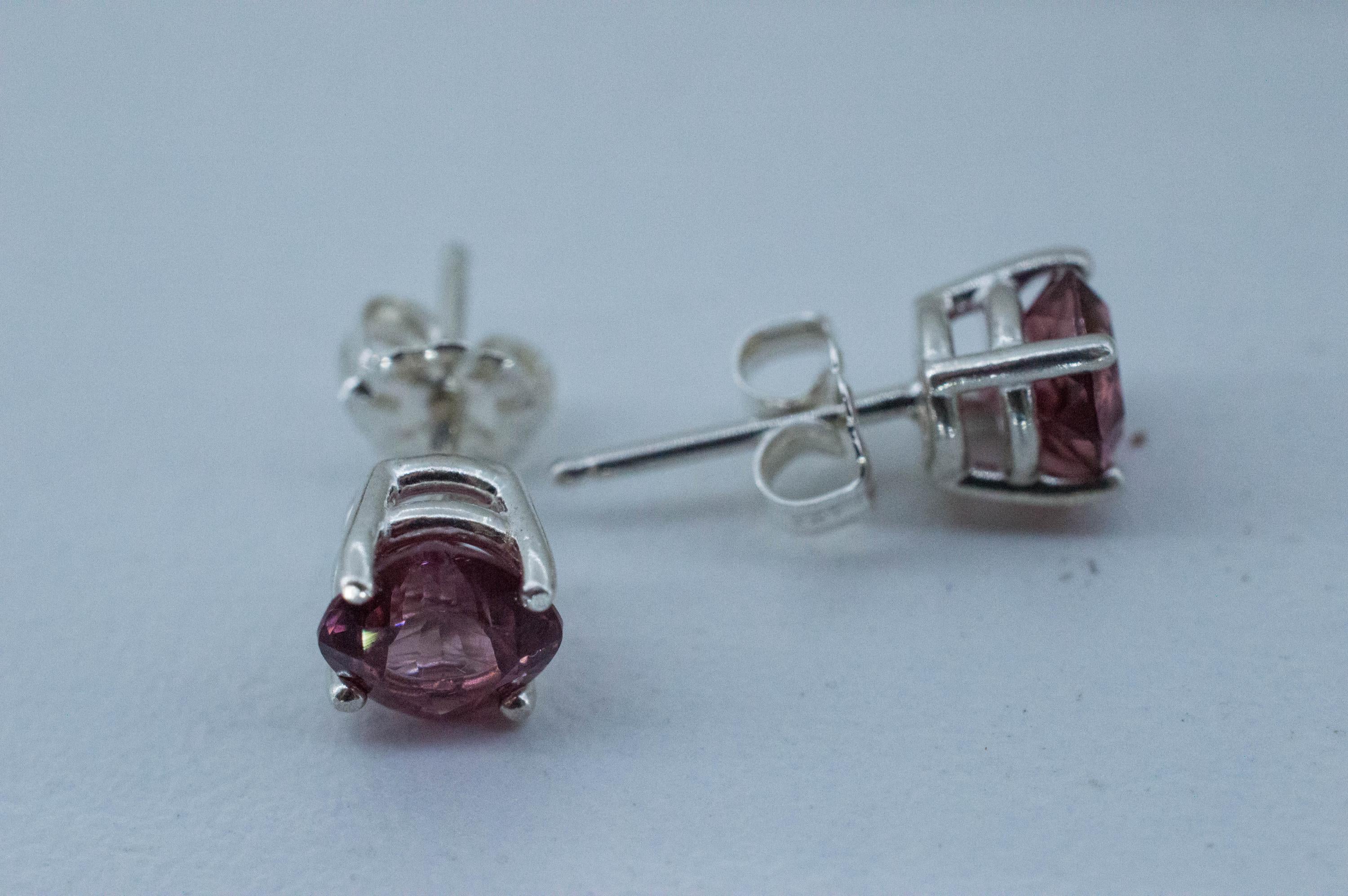 Imperial Garnet Earrings; Natural Untreated Tanzania Lindi Garnet; 2.315cts - Mark Oliver Gems