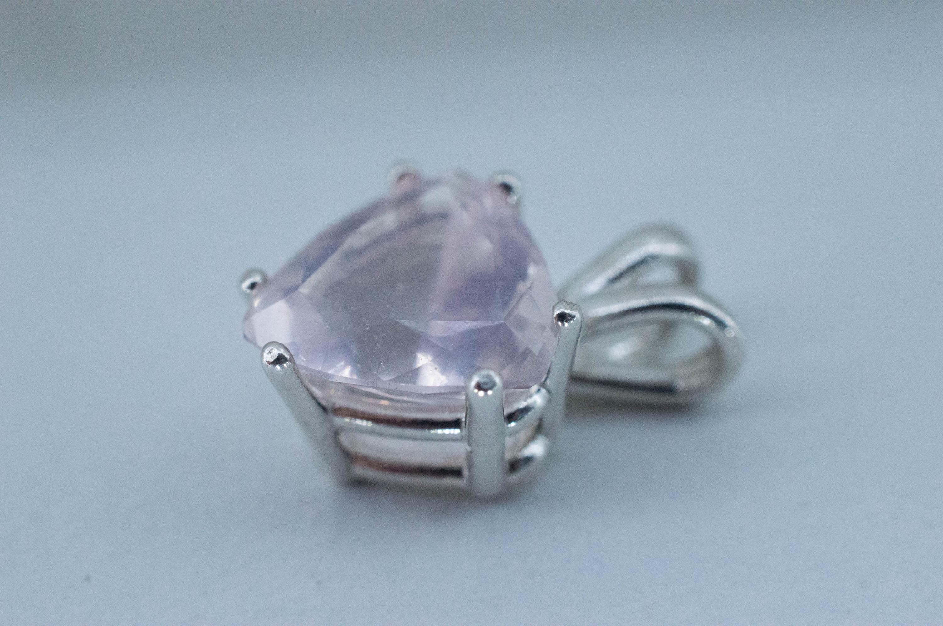 Rose Quartz Pendant; Natural Untreated Brazil Rose Quartz; 3.275cts - Mark Oliver Gems