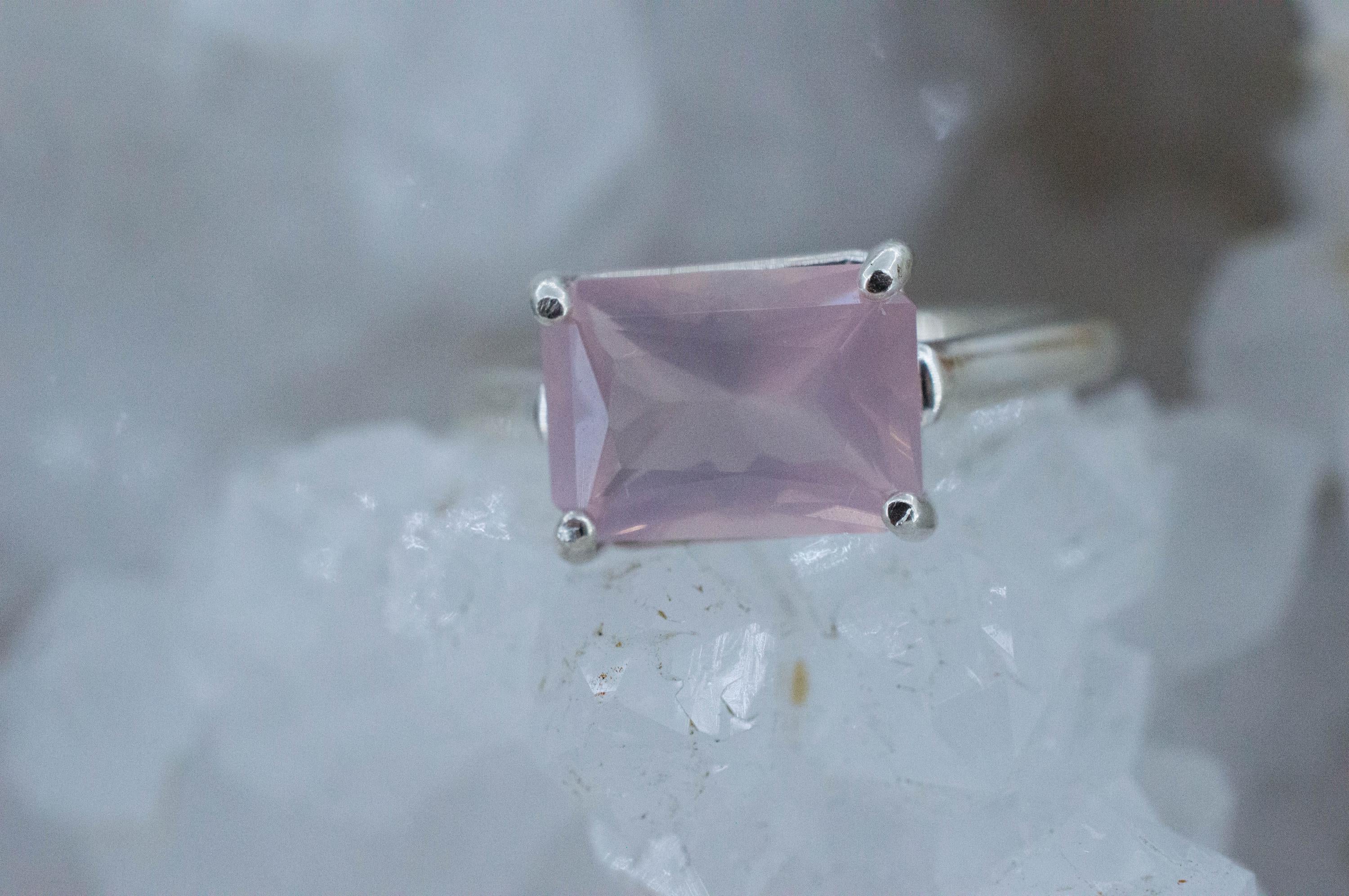 Rose Quartz Ring; Natural Untreated Brazil Quartz; 2.370cts - Mark Oliver Gems