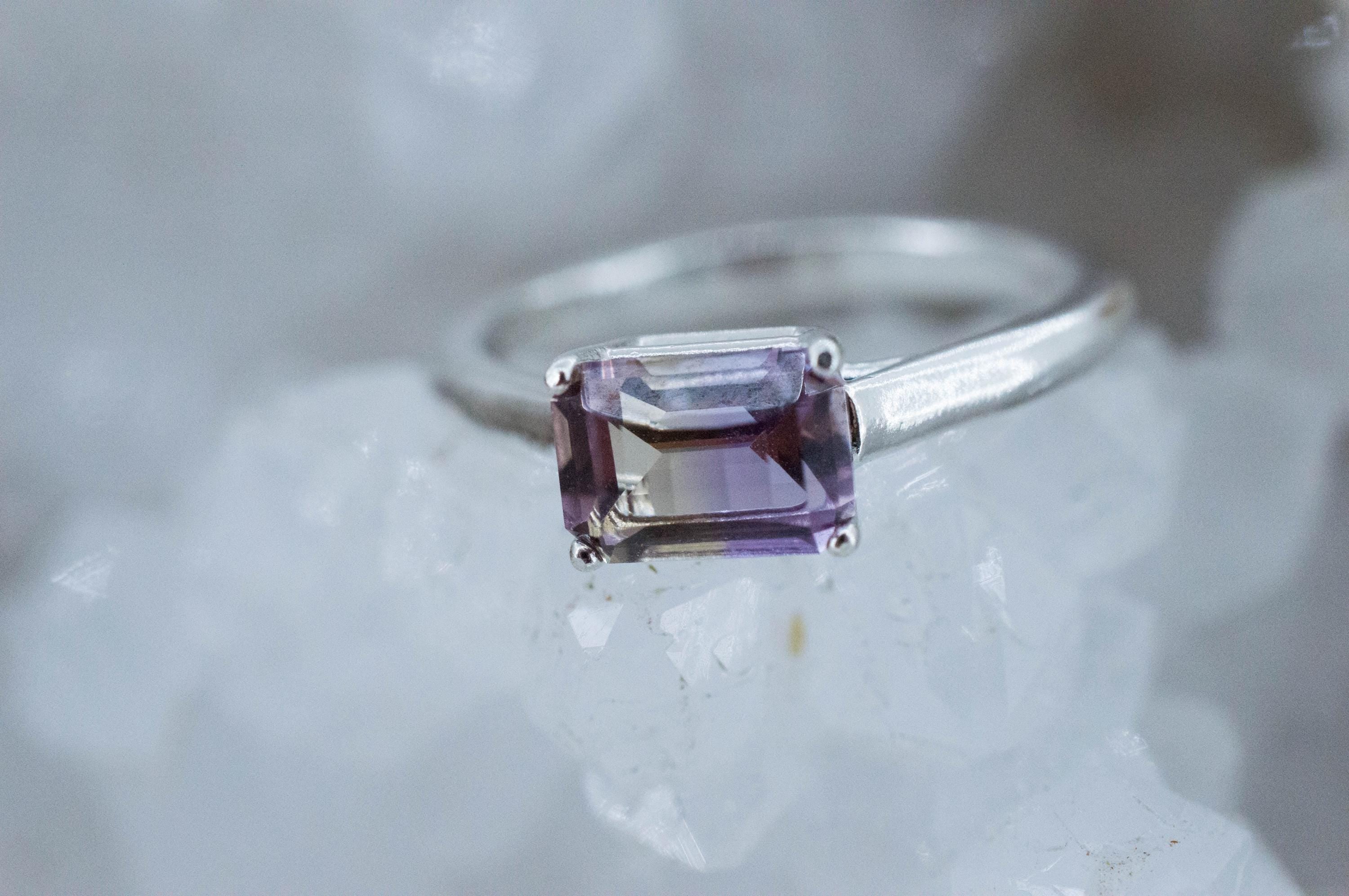 Ametrine Ring, Natural Untreated Bolivian Ametrine; 1.130cts