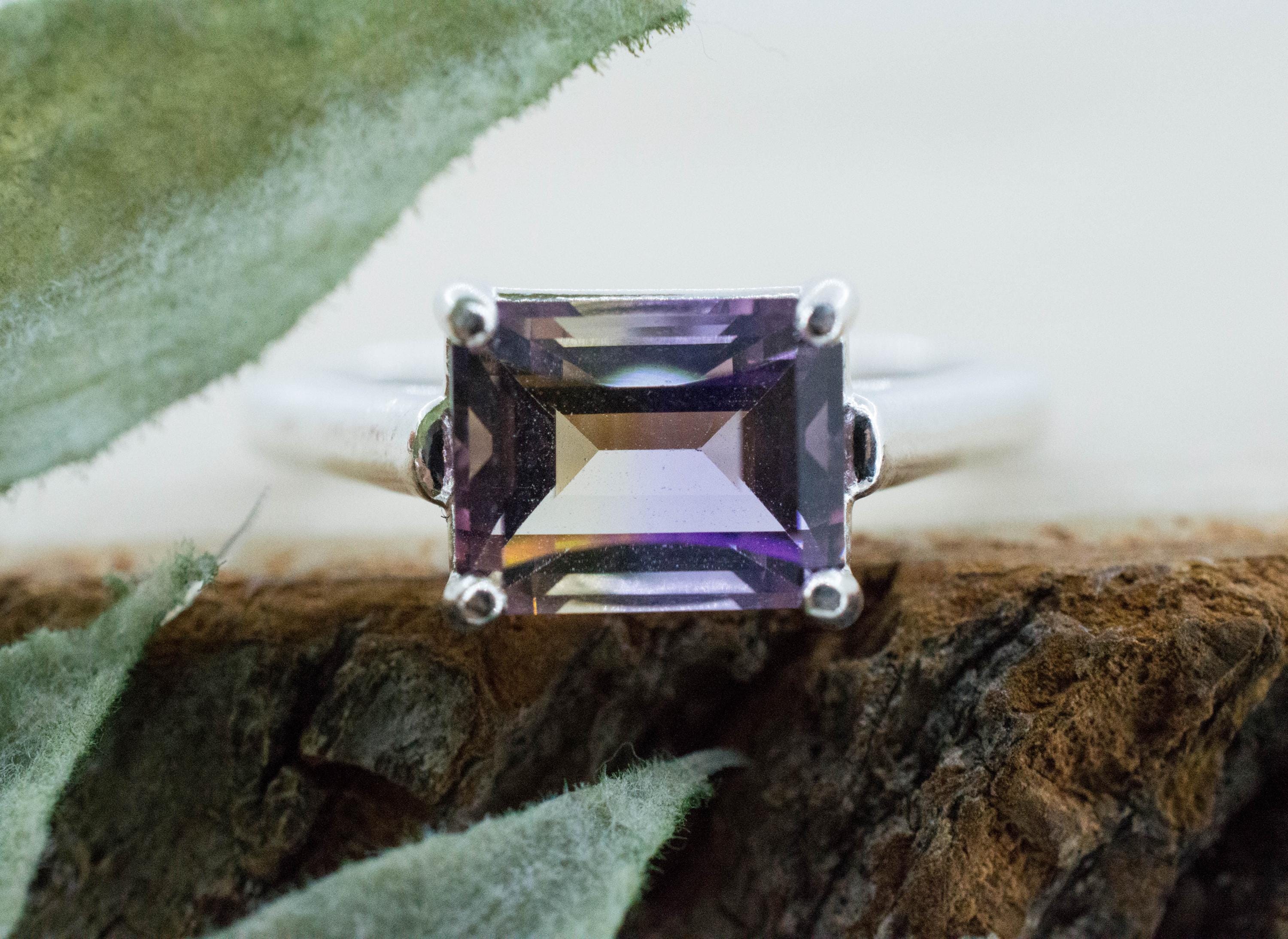 Ametrine Ring, Natural Untreated Bolivian Ametrine; 2.055cts