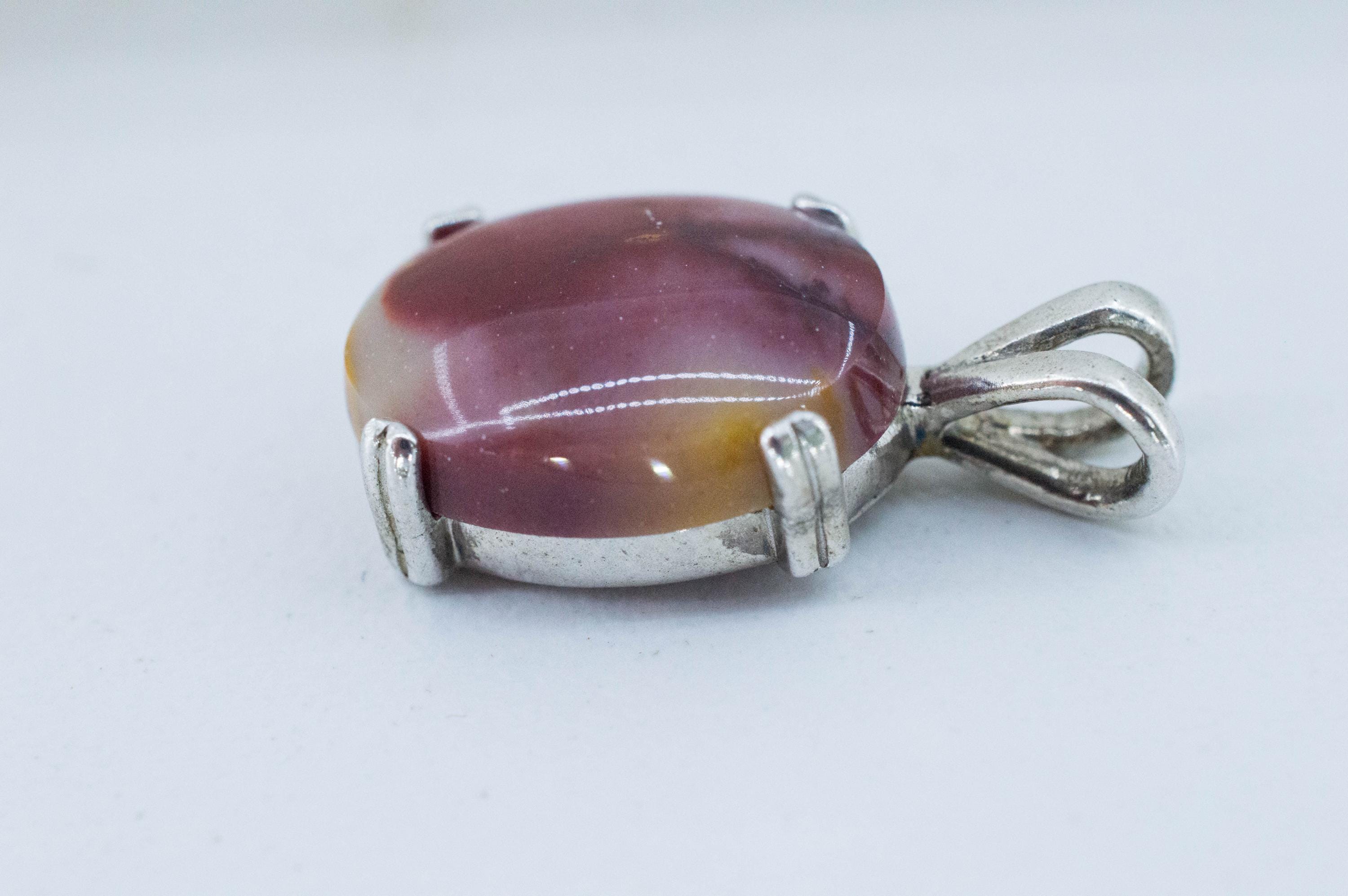 Mookaite Jasper Pendant; Natural Untreated Australian Jasper; 6.730cts