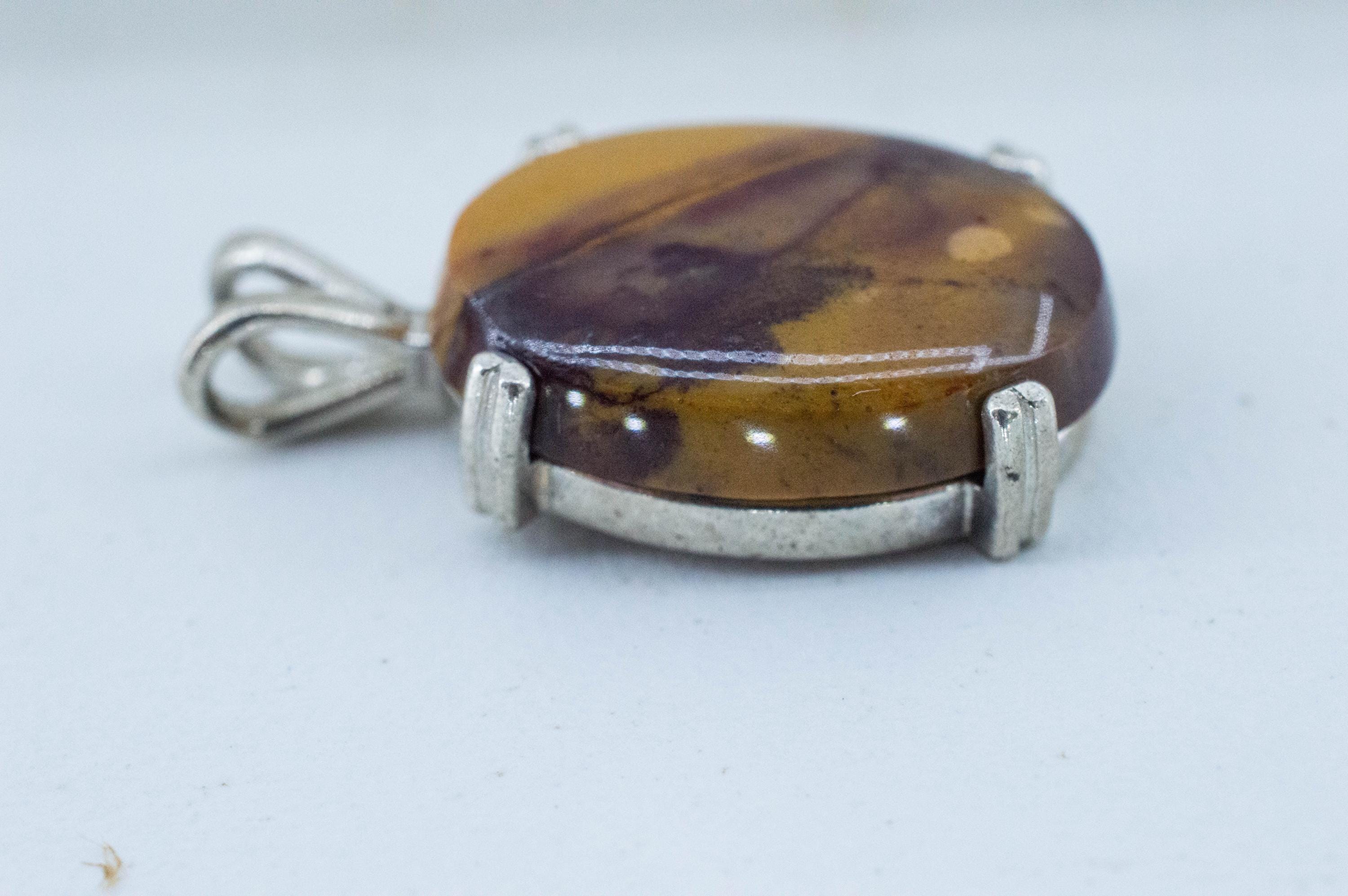 Mookaite Jasper Pendant; Natural Untreated Australian Jasper; 11.090cts