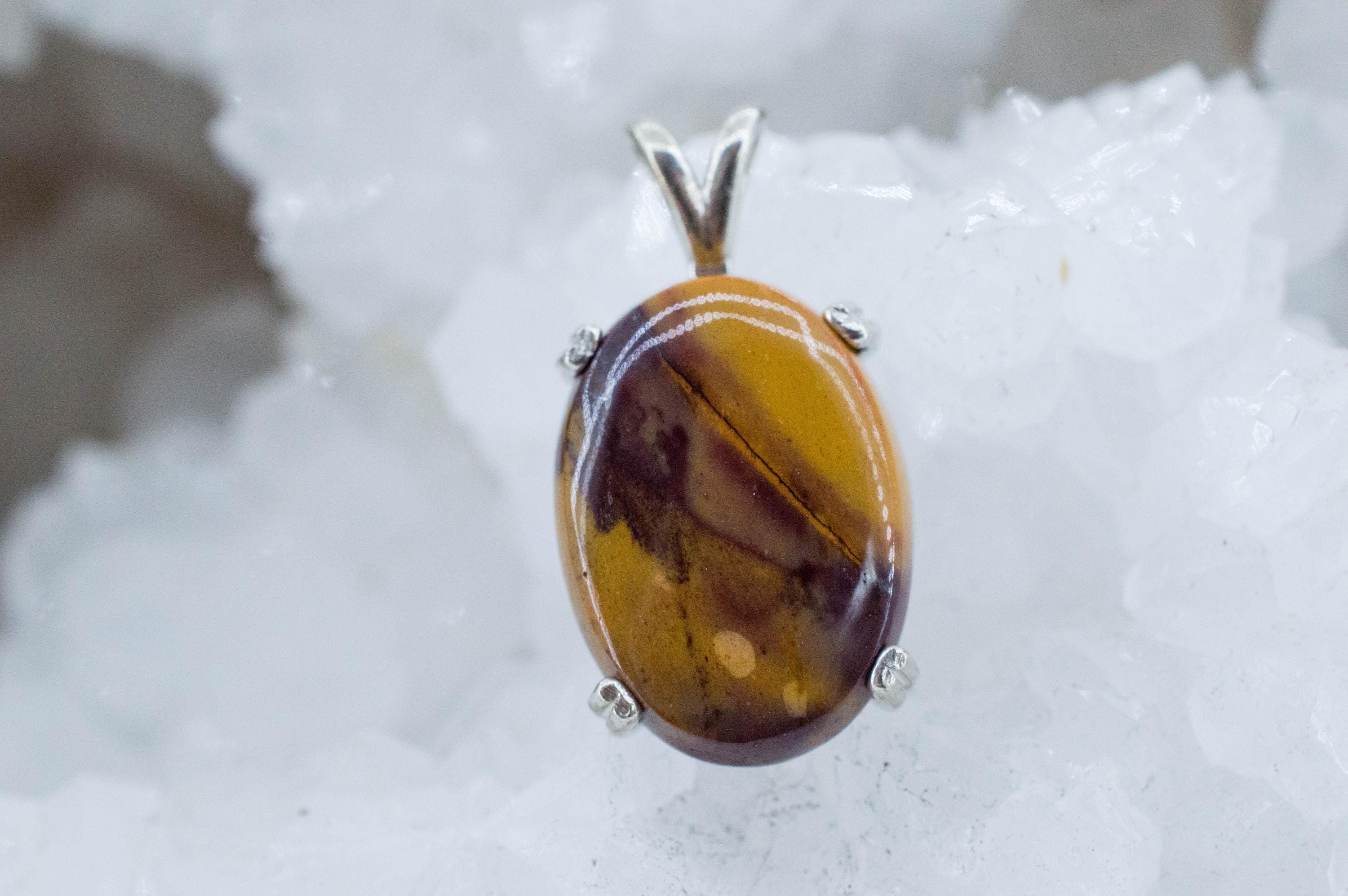 Mookaite Jasper Pendant; Natural Untreated Australian Jasper; 11.090cts